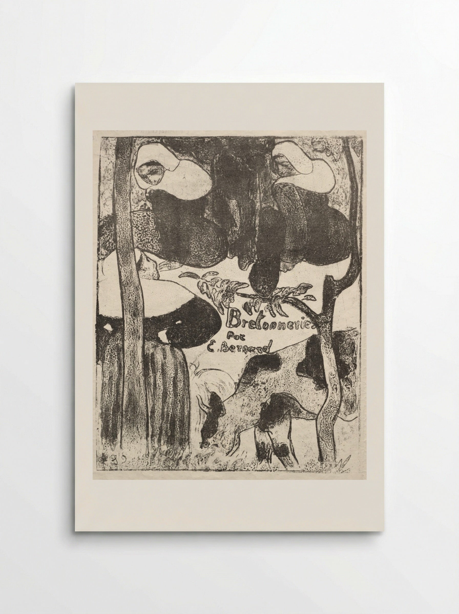 Les Bretonneries: Title Page - Émile Bernard - Poster