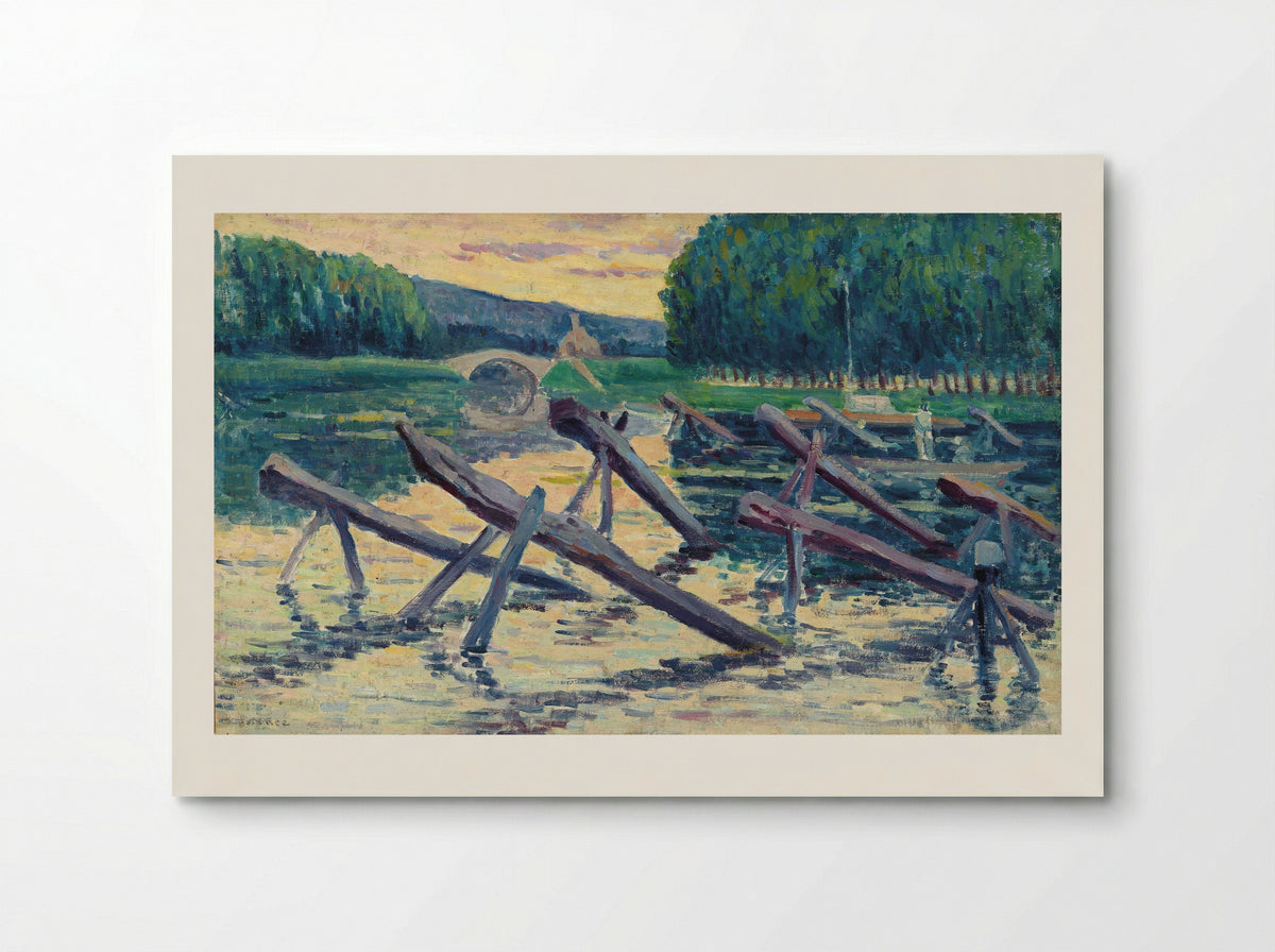 Les Chevalets Sur La Cure - Maximilien Luce - Poster