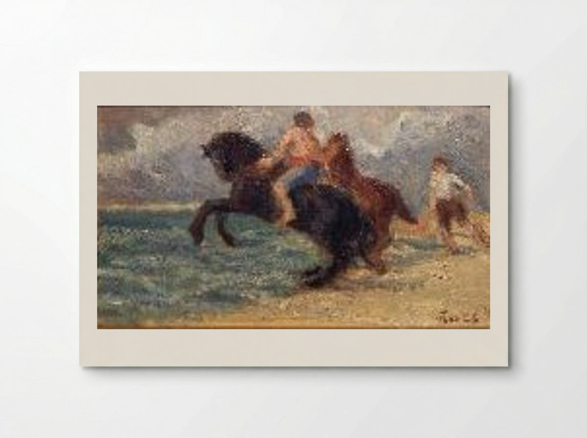 Les Chevaux De La Mer - Maximilien Luce - Poster
