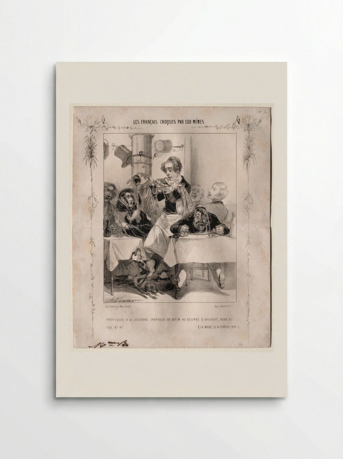 Les Français croqués par eux-mêmes - Charles Vernier - Poster
