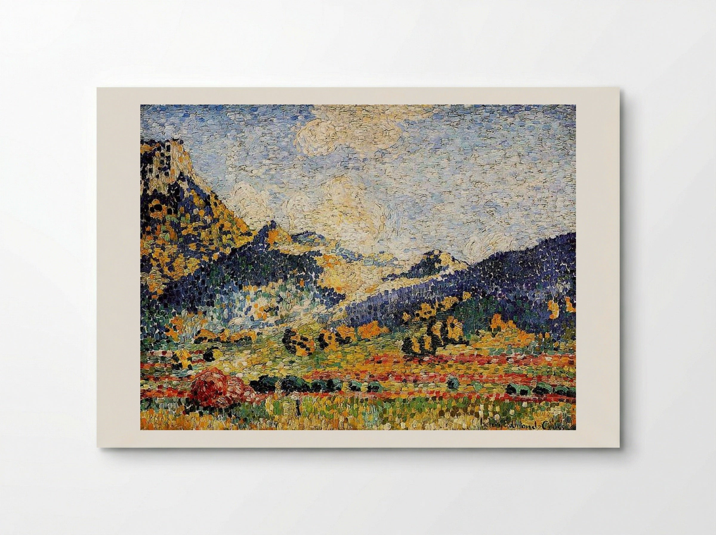 Les Petits, Montagnes Mauresques - Henri-Edmond Cross - Poster