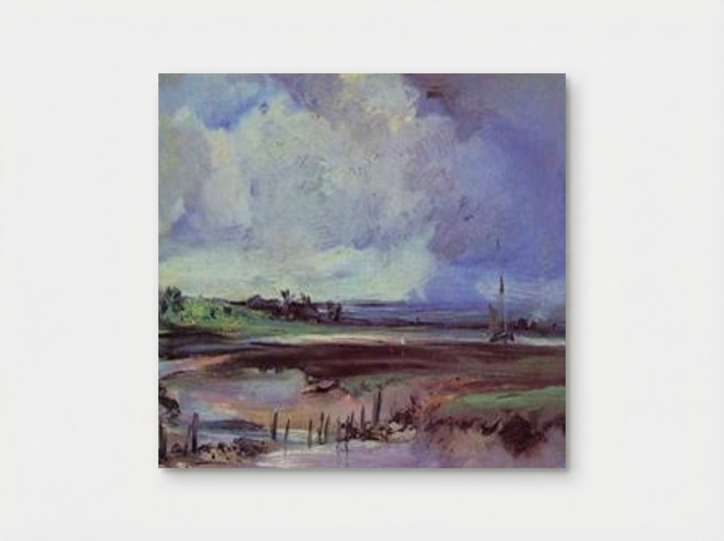 Les Salinières near Trouville - Richard Parkes Bonington - Poster