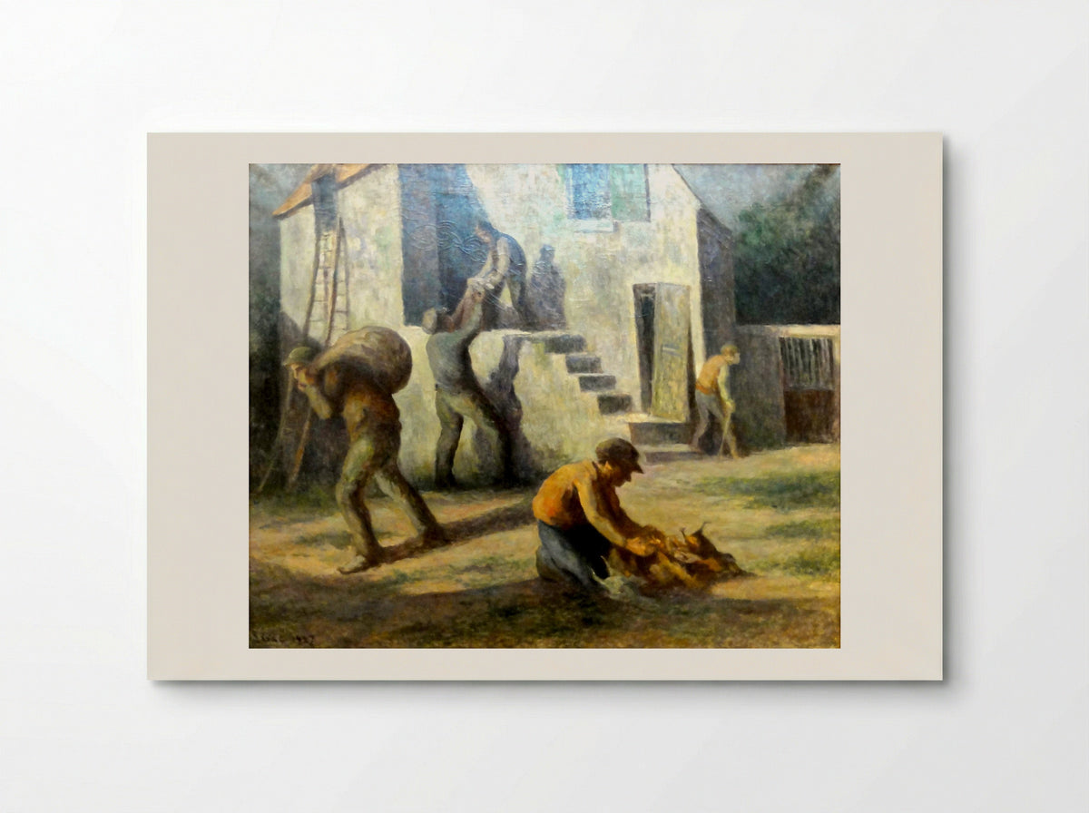 Les Voleurs De Poulets - Maximilien Luce - Poster