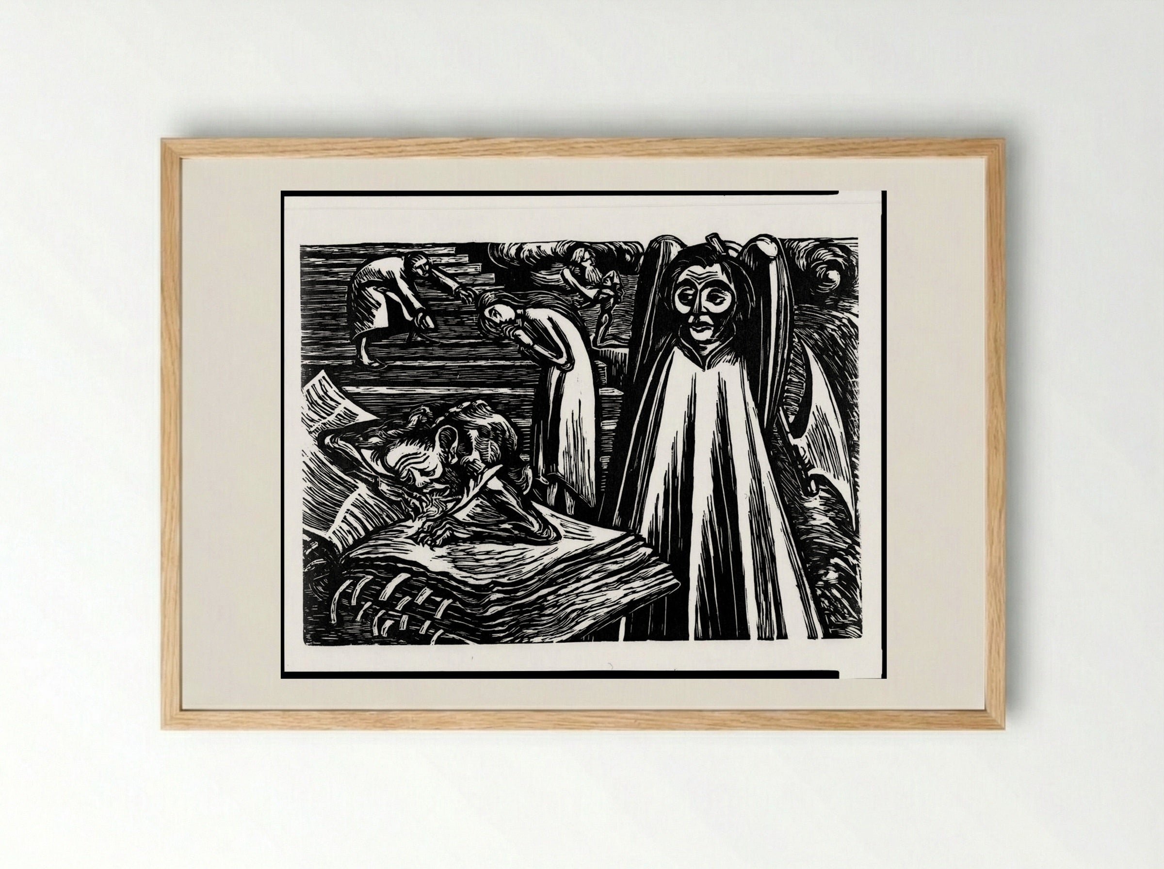 Let All Old Scores be Forgotten - Ernst Barlach - Framed Print Wood