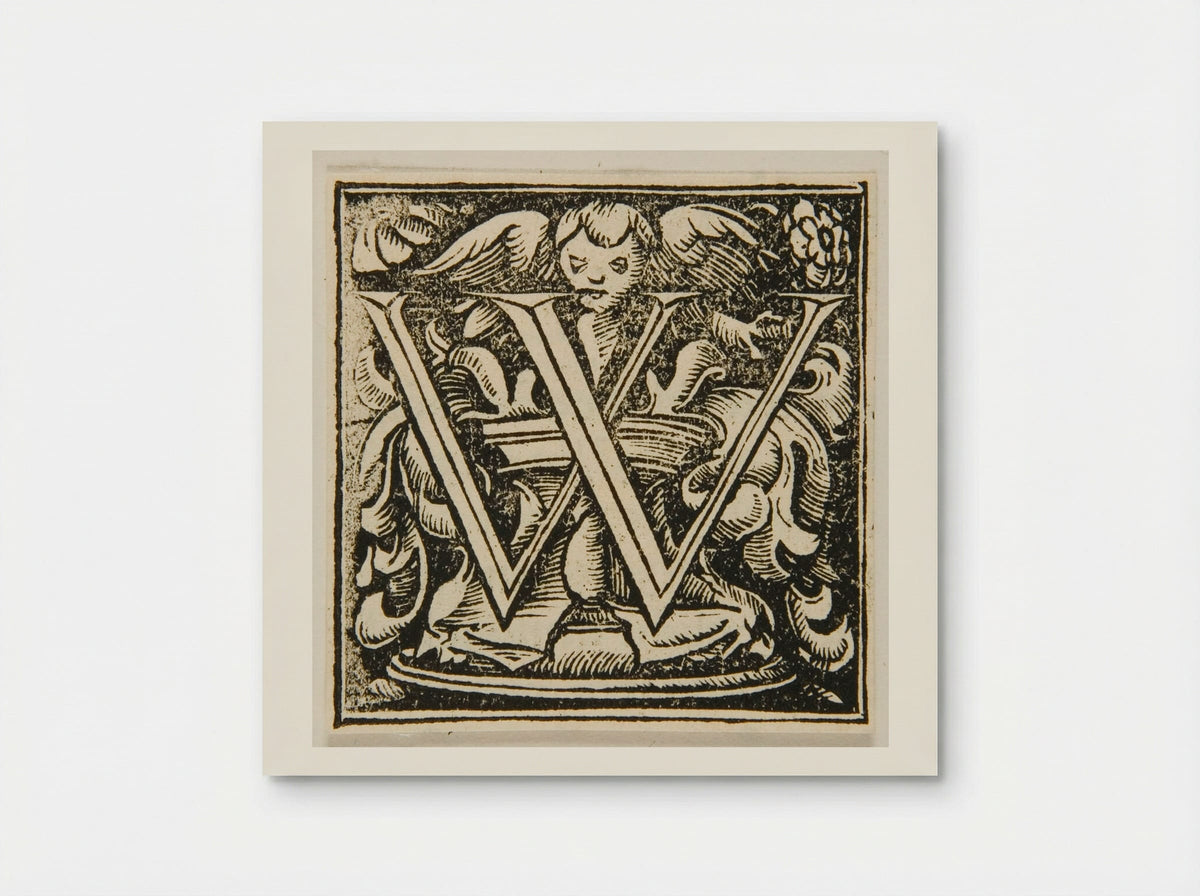 Letter W - Urs Graf - Poster