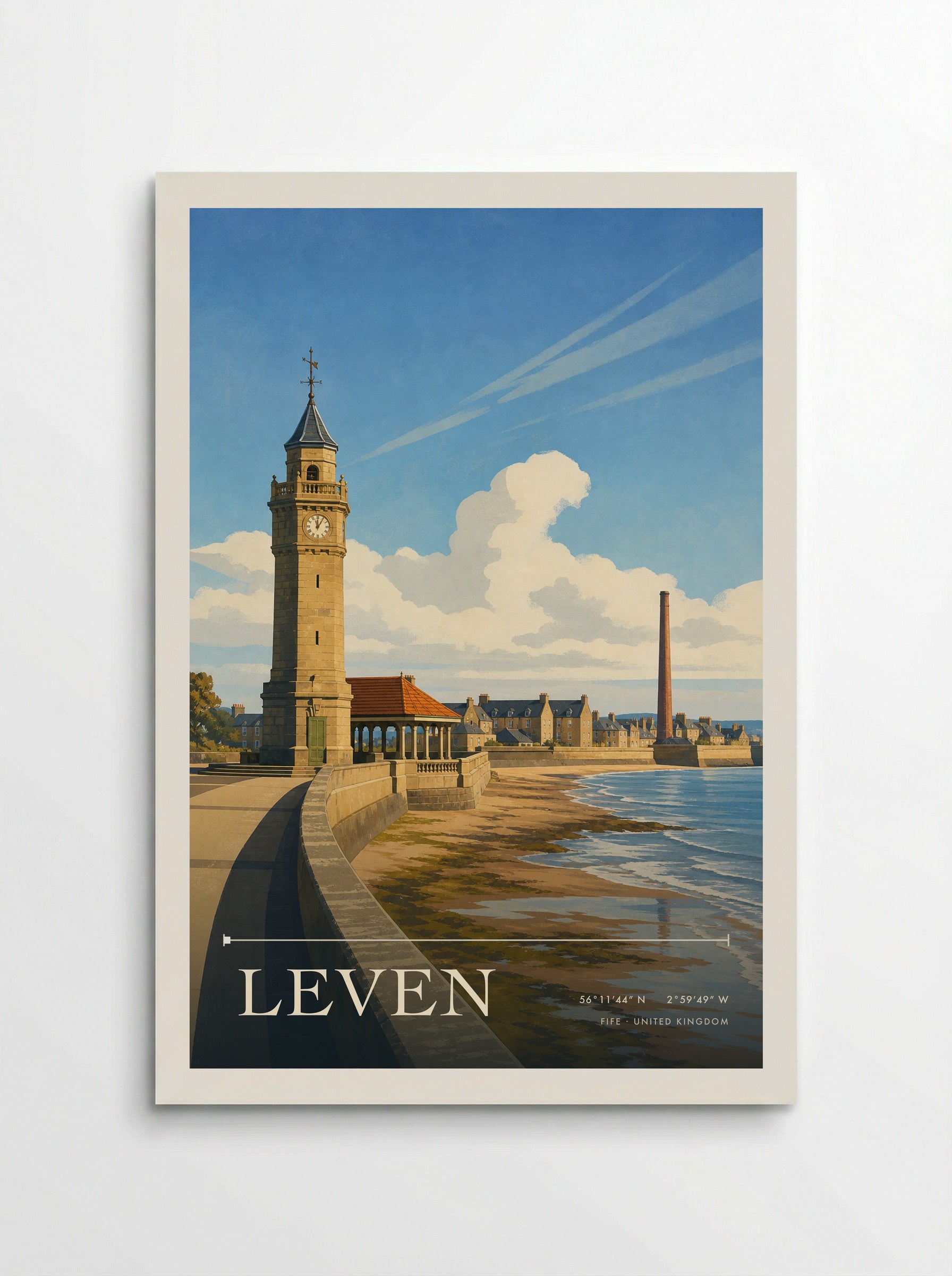 Leven Fife United Kingdom Travel Poster - Poster