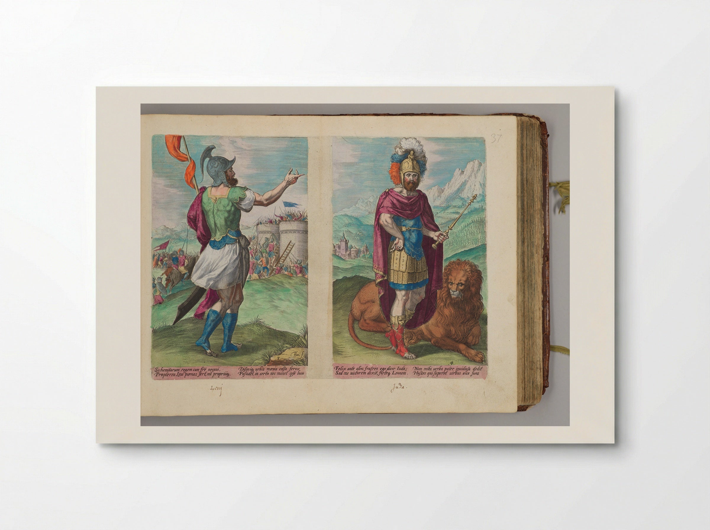 Levi and Juda - Johann Sadeler I - Poster