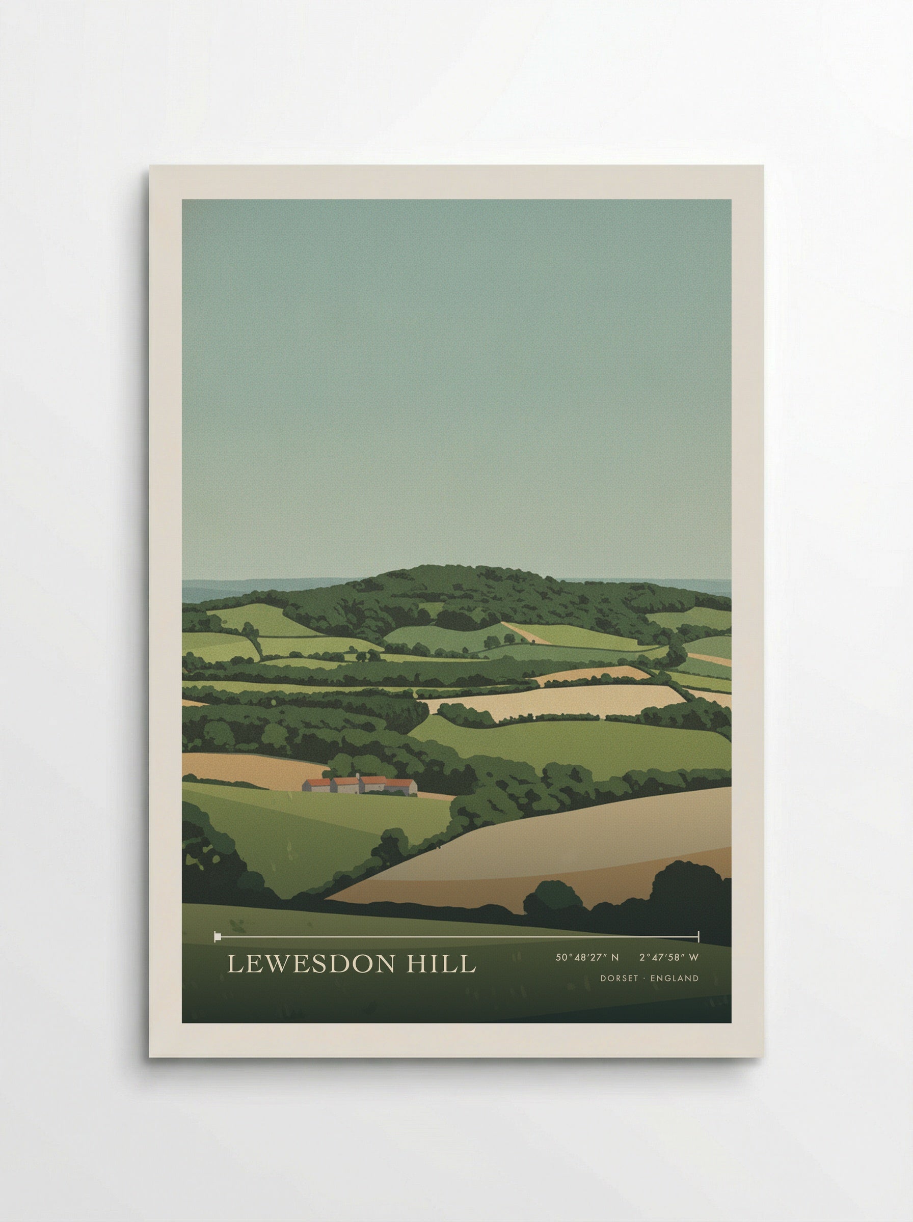 Lewesdon Hill Dorset England Travel Poster - Poster