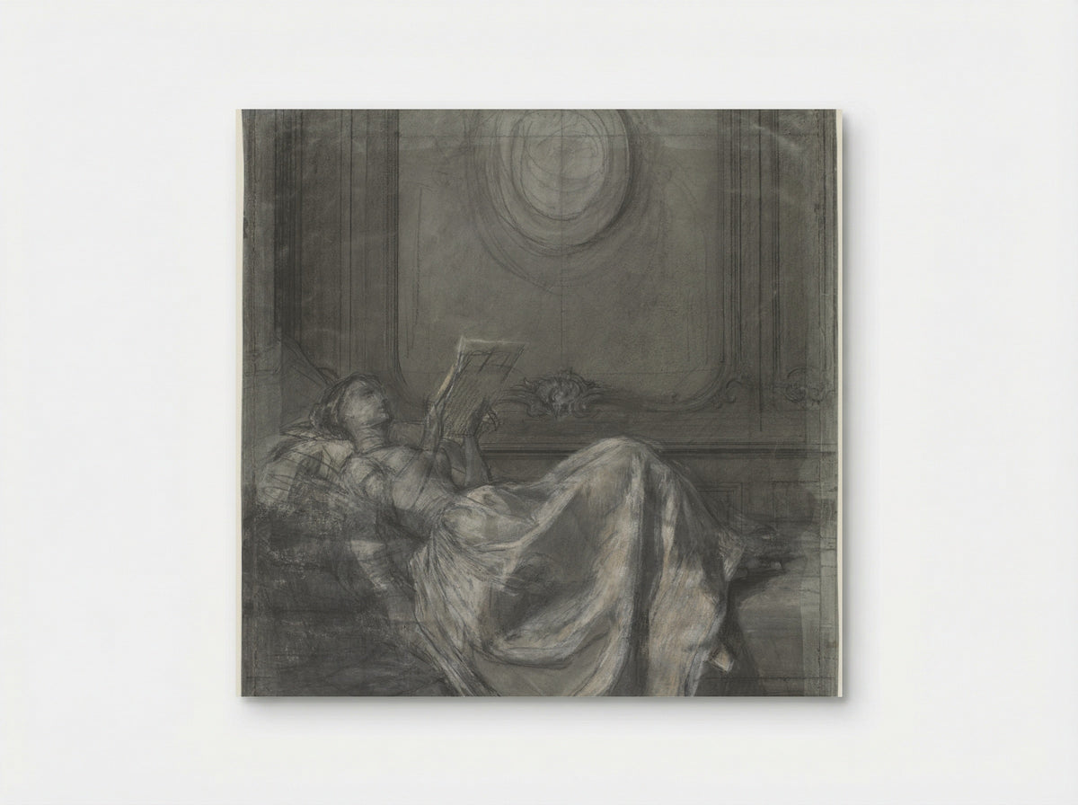 Lezende vrouw (Woman Reading) - Pierre-Paul Prud'hon - Poster