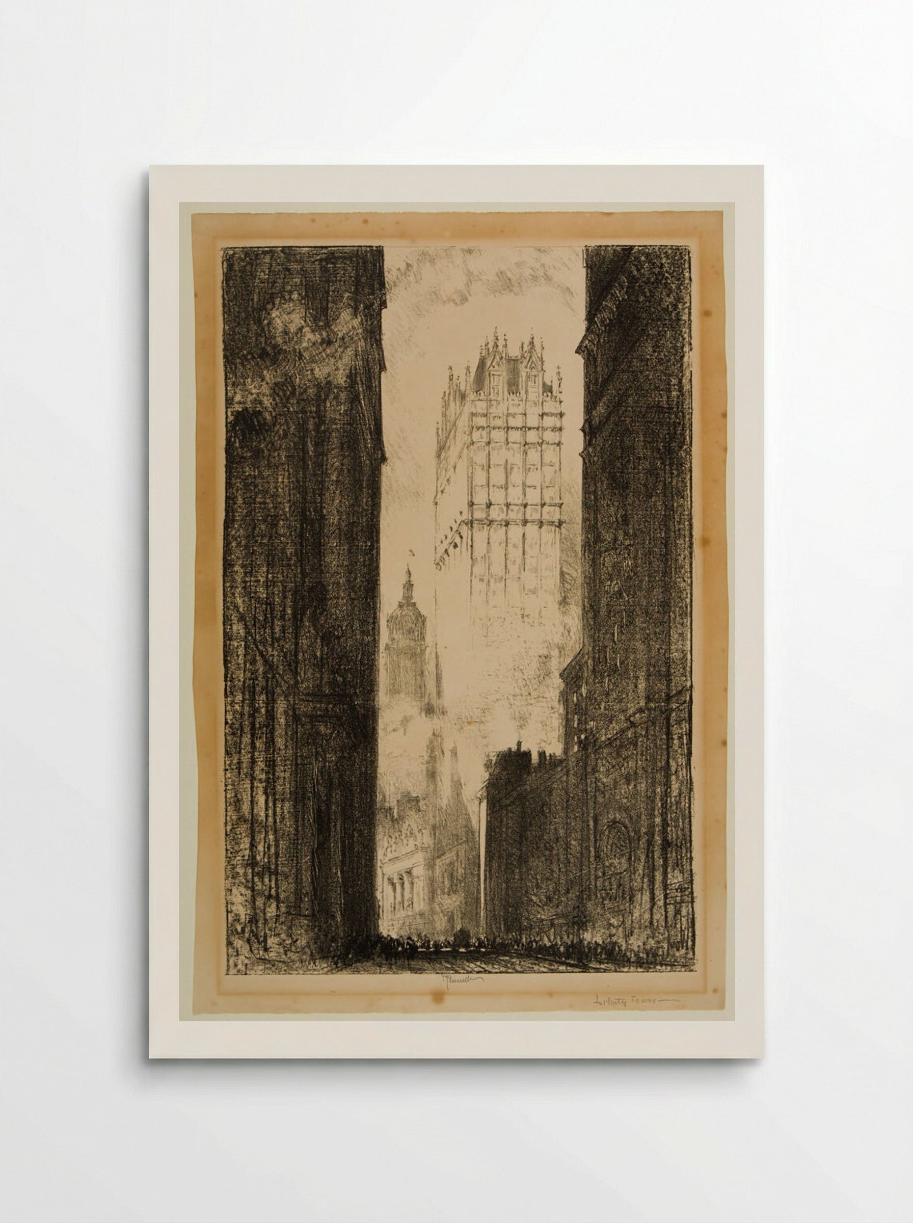 Liberty Tower - Joseph Pennell - Poster