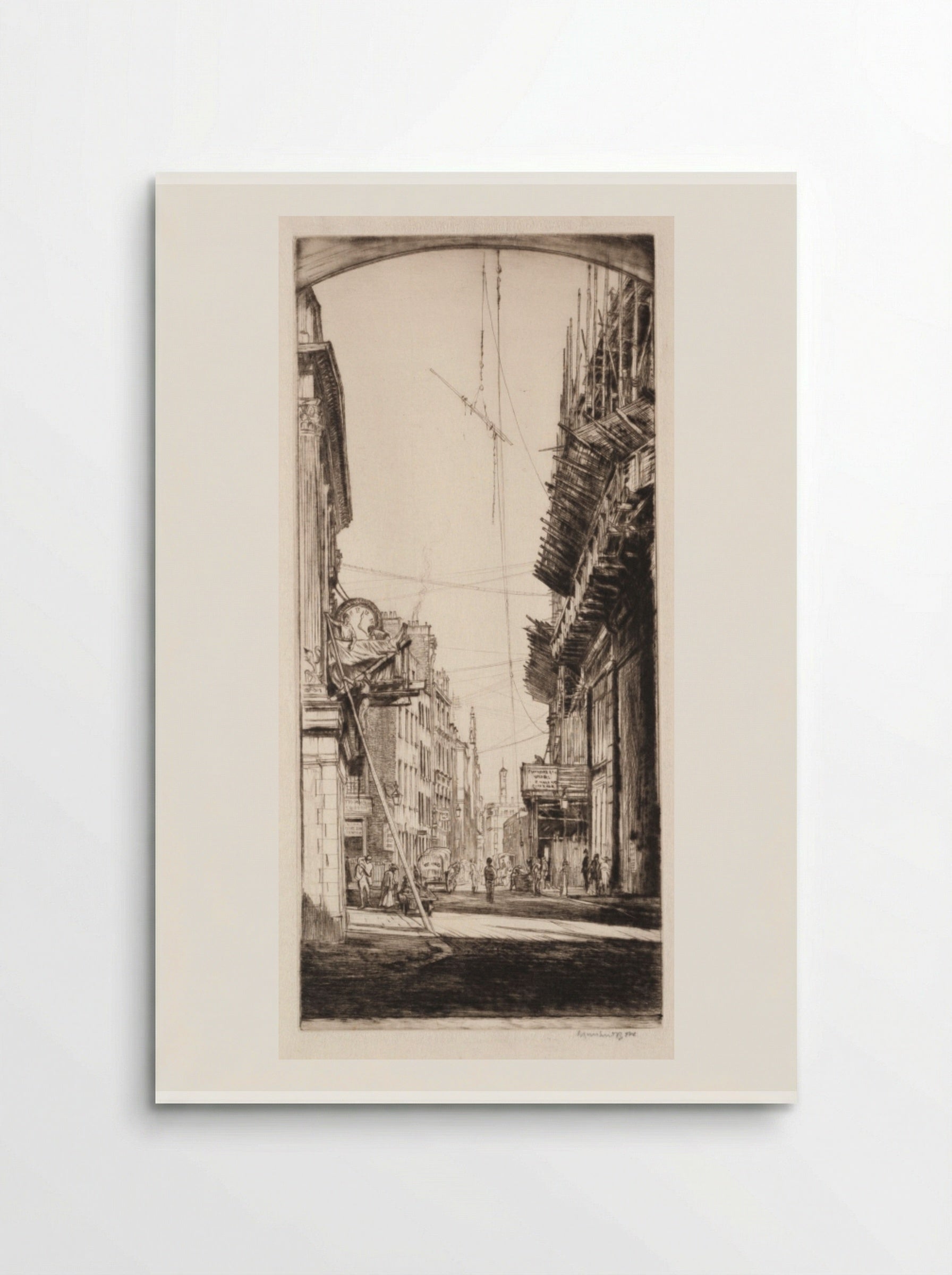 Liberty's Clock - Muirhead Bone - Poster