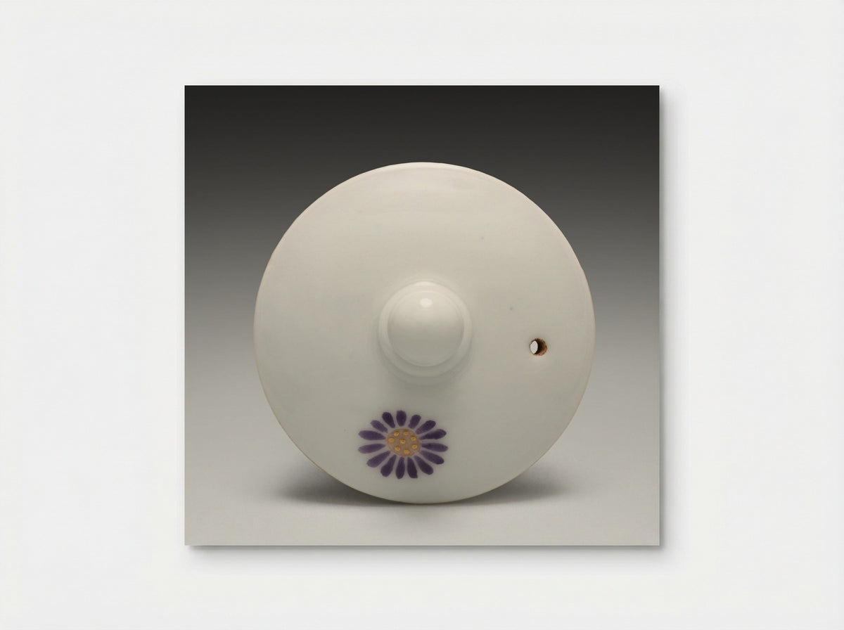 Lid for a Teapot with Chrysanthemum Motifs - Seifū Yohei III - Poster