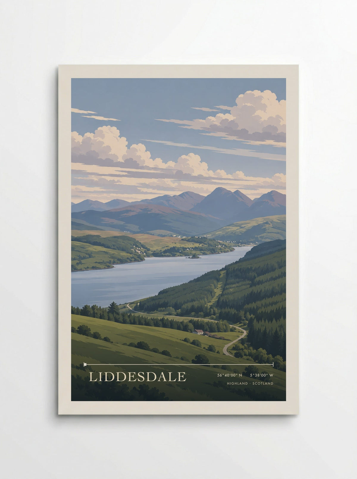 Liddesdale, Highland | Travel Poster - Poster