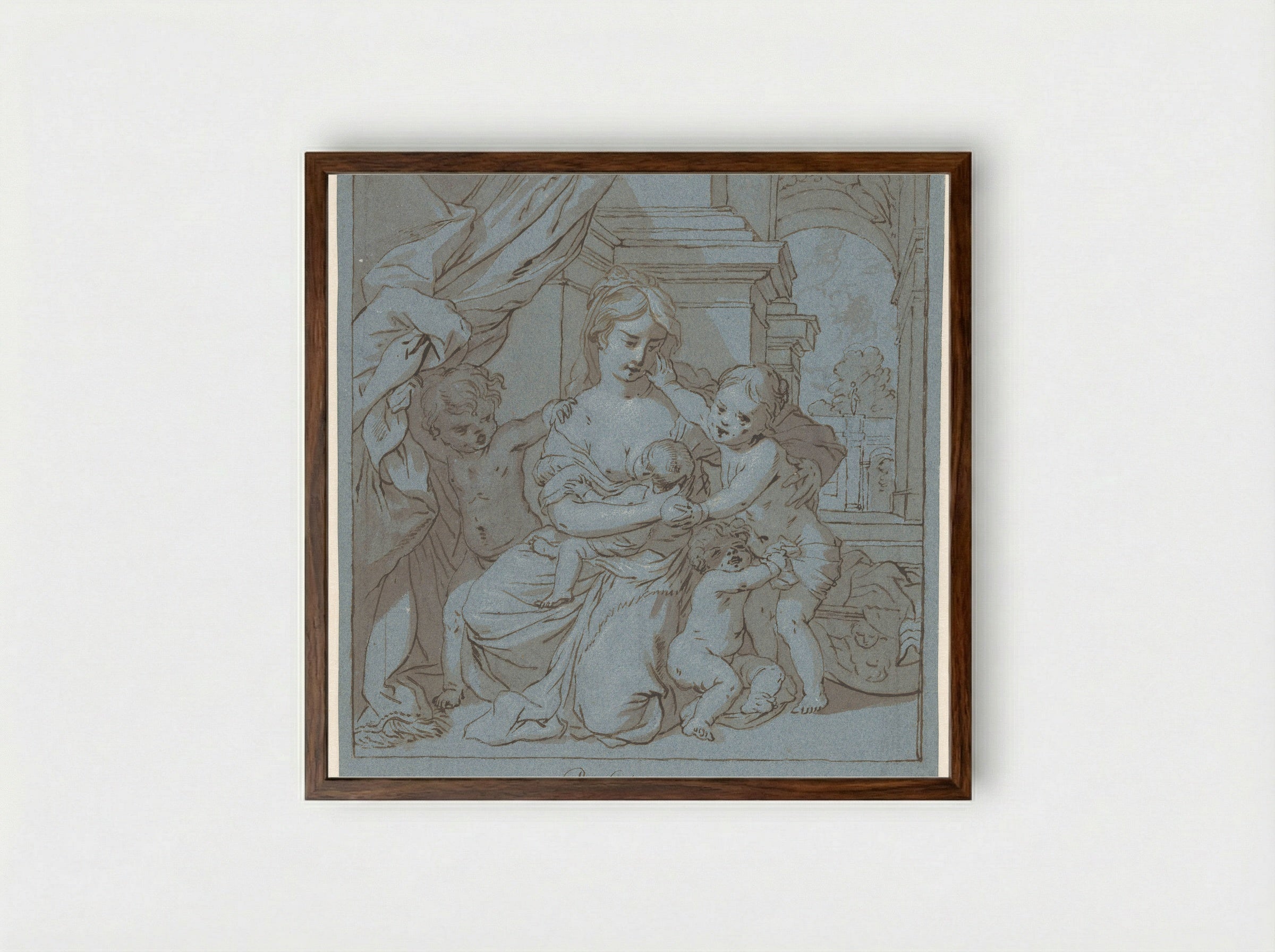 Liefde (Charitas) - Barend Graat - Framed Print Dark Wood