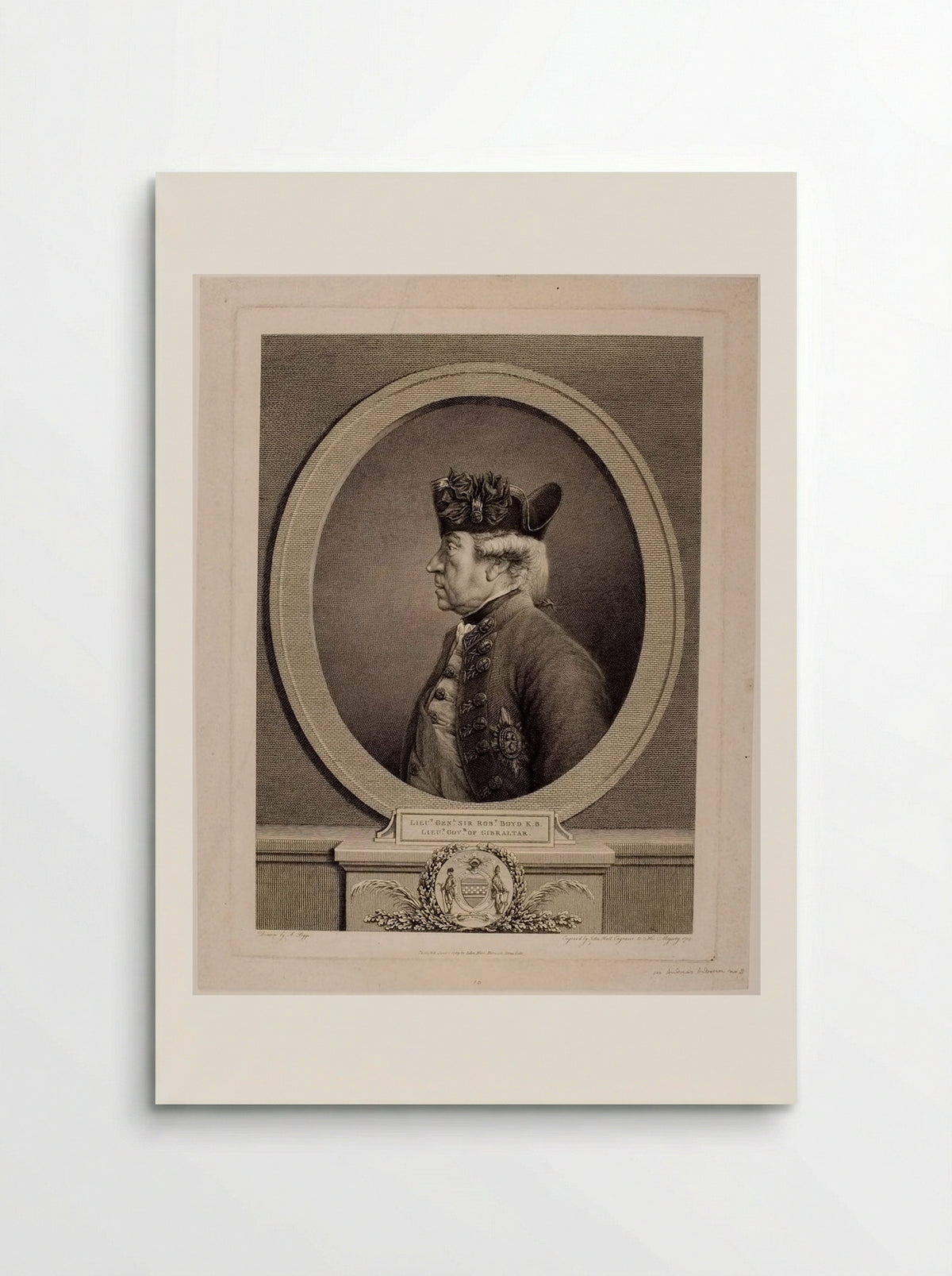 Lieut. Gen. Sir Robert Boyd - John Hall - Poster