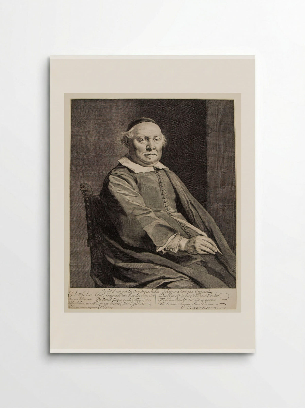 Lieven van Coppenol, Writing Master - Cornelis Visscher - Poster
