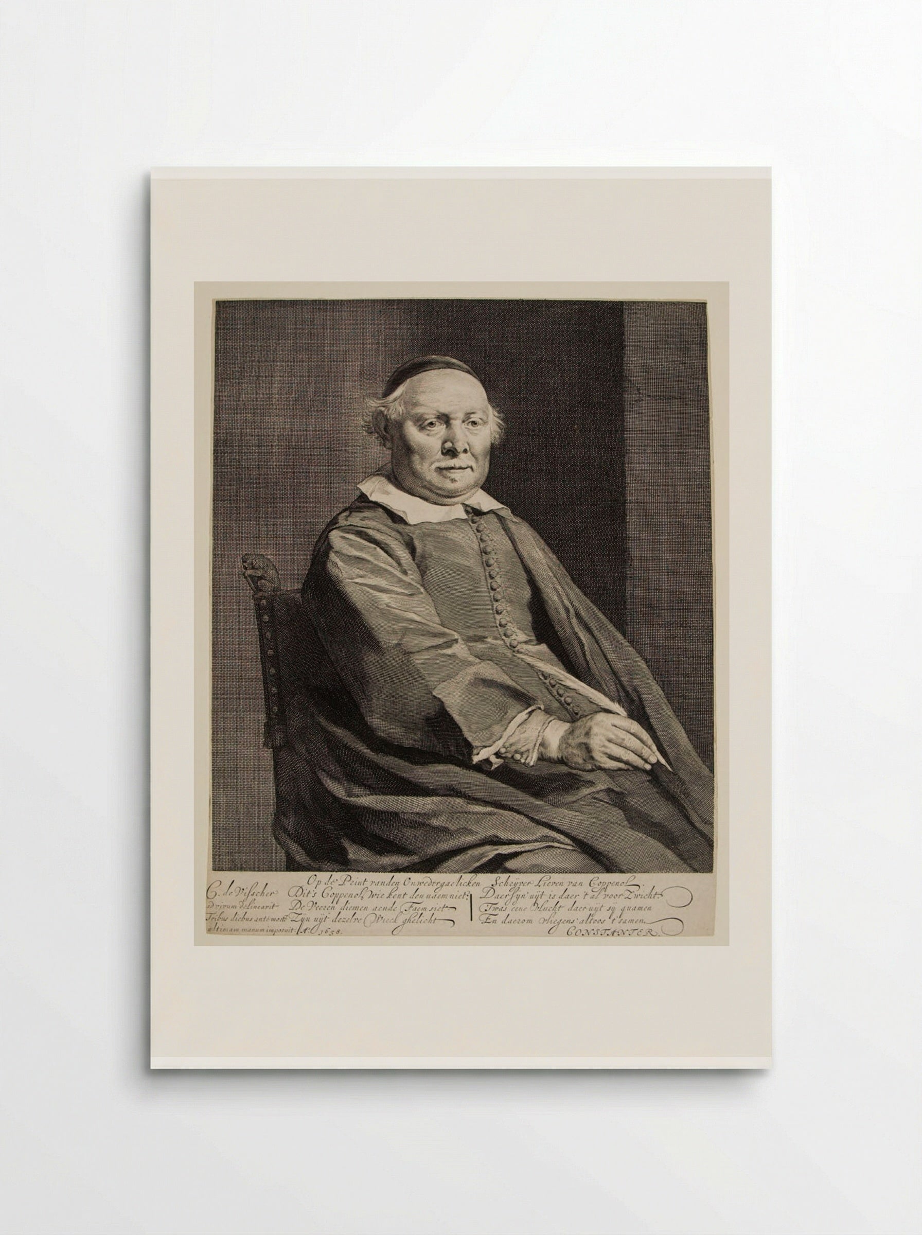Lieven van Coppenol, Writing Master - Cornelis Visscher - Poster