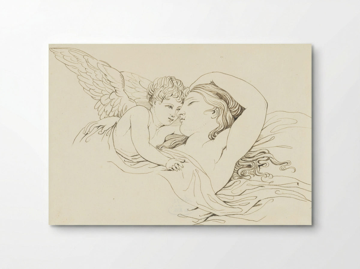 Liggende Venus met Cupido - David Pièrre Giottino Humbert de Superville - Poster
