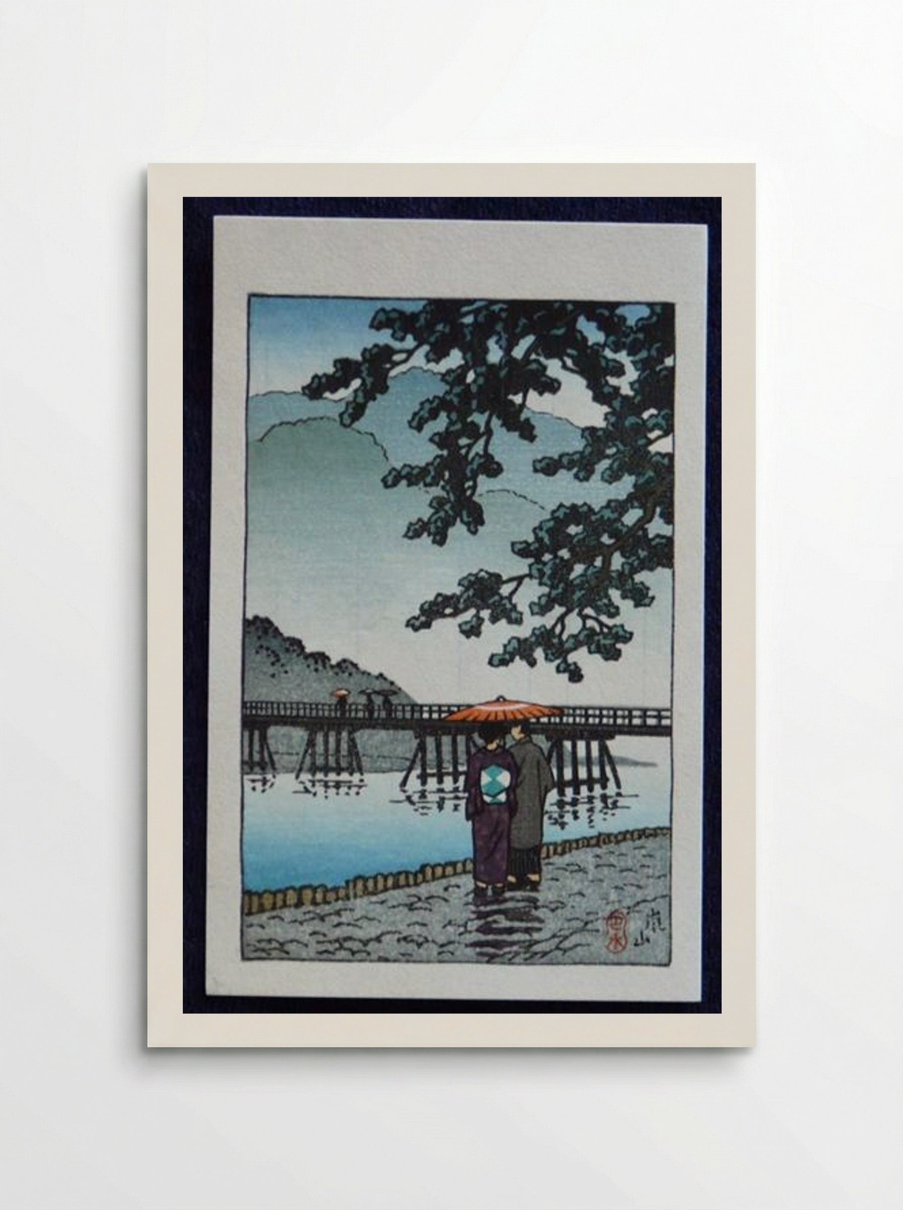 Light Rain at Arishiyama - Hasui Kawase - Poster