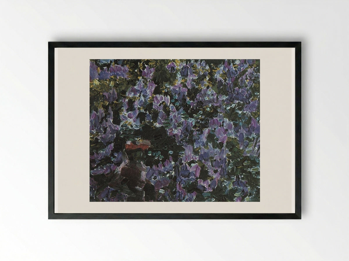 Lilacs - Mikhail Vrubel - Framed Print Black