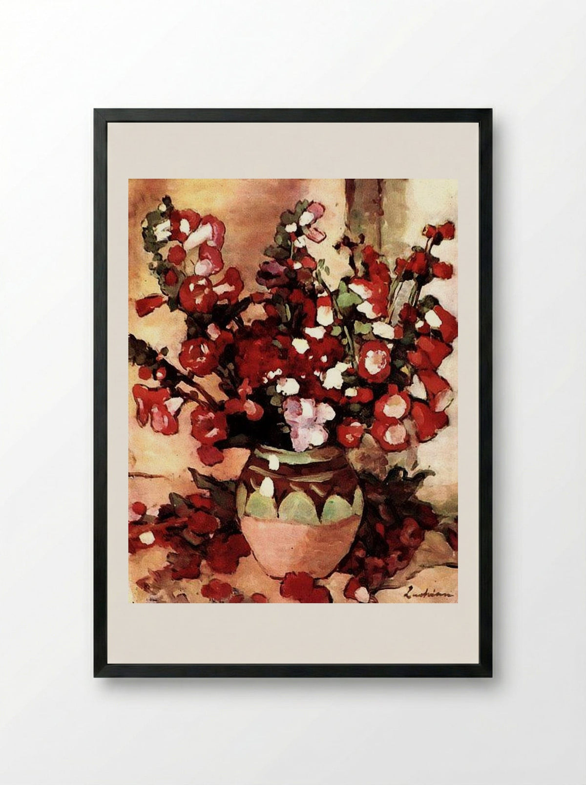 Lion's Mouth - Stefan Luchian - Framed Print Black