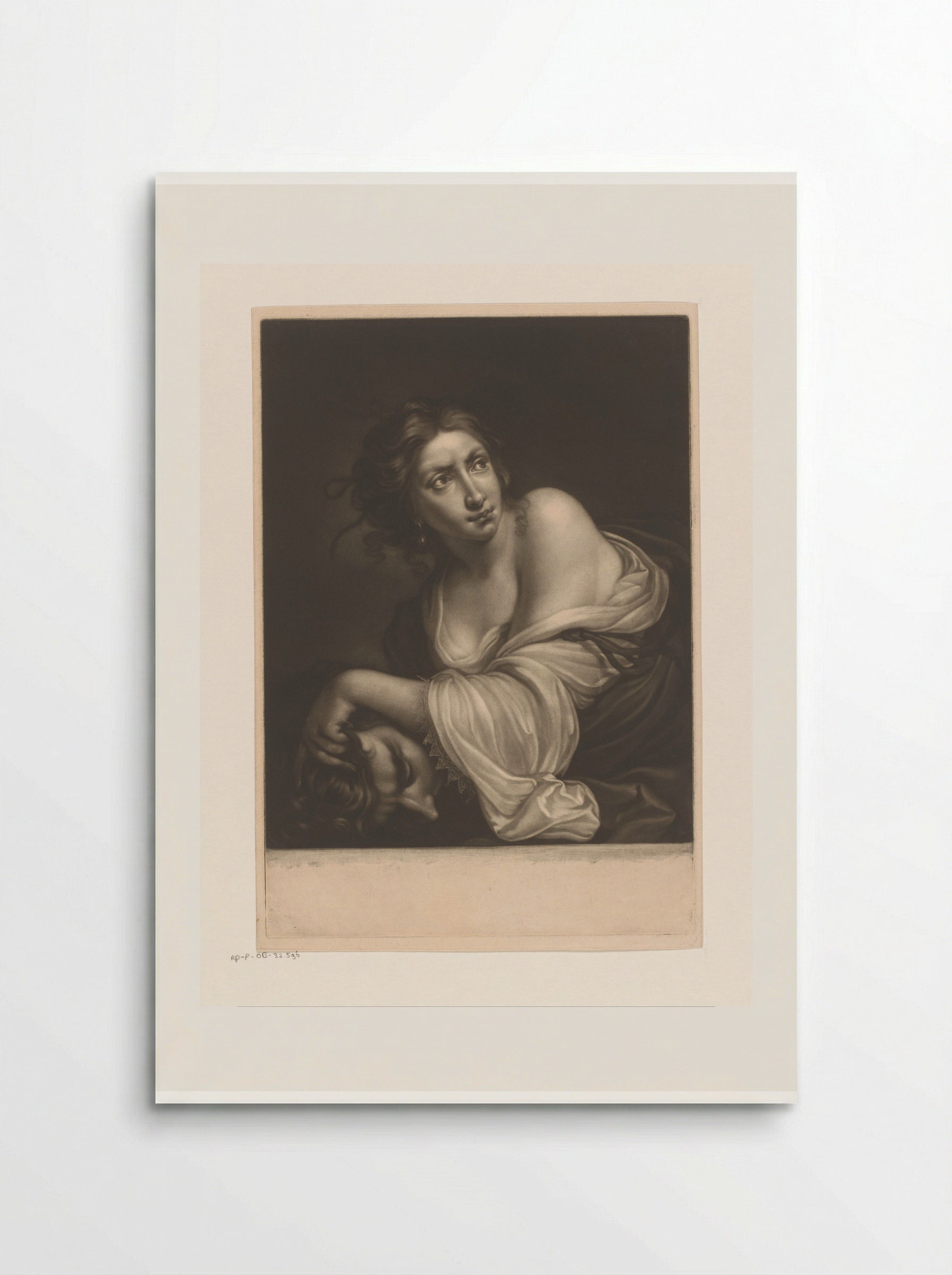 Lisabetta with the Head of Lorenzo - James McArdell - Poster