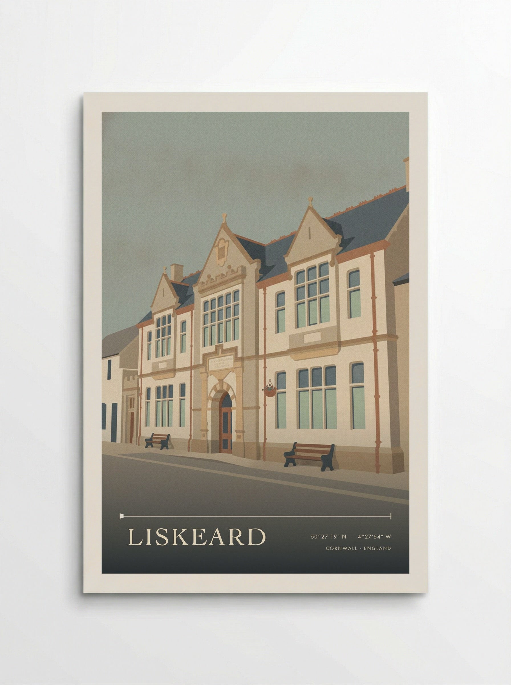 Liskeard Cornwall England Travel Poster - Poster