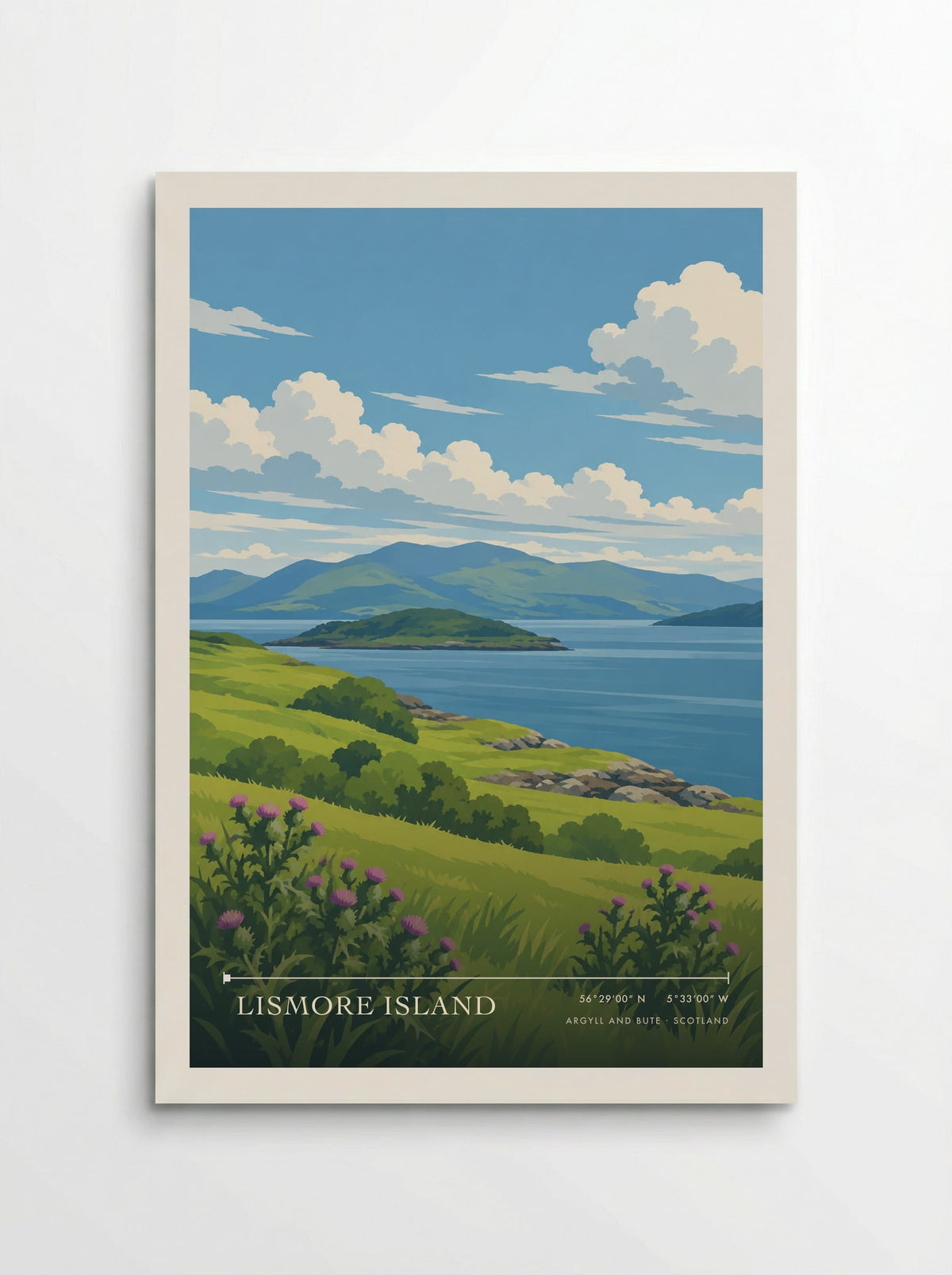 Lismore Island, Argyll and Bute | Travel Poster - Poster