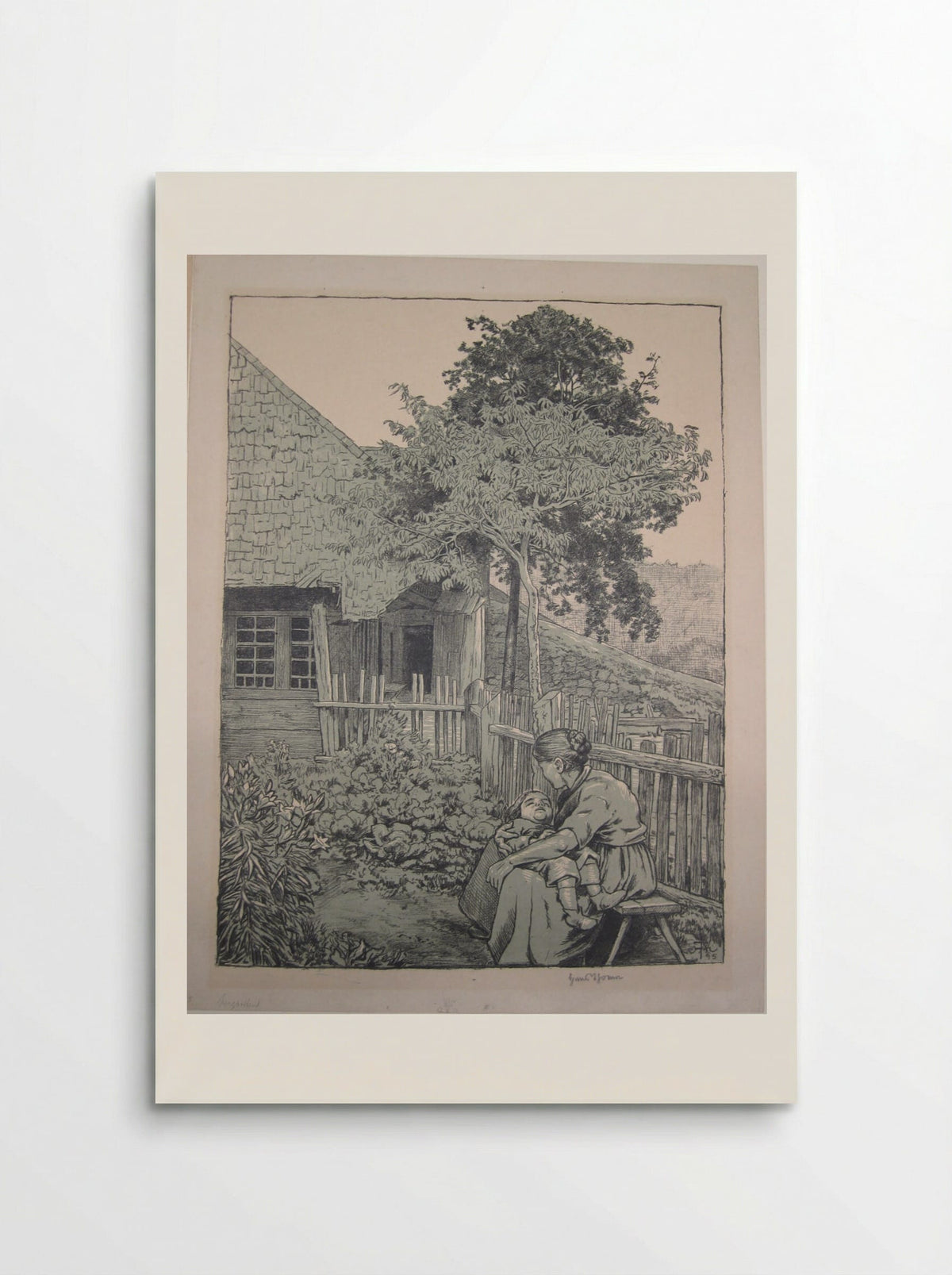Little Black Forest Garden - Hans Thoma - Poster