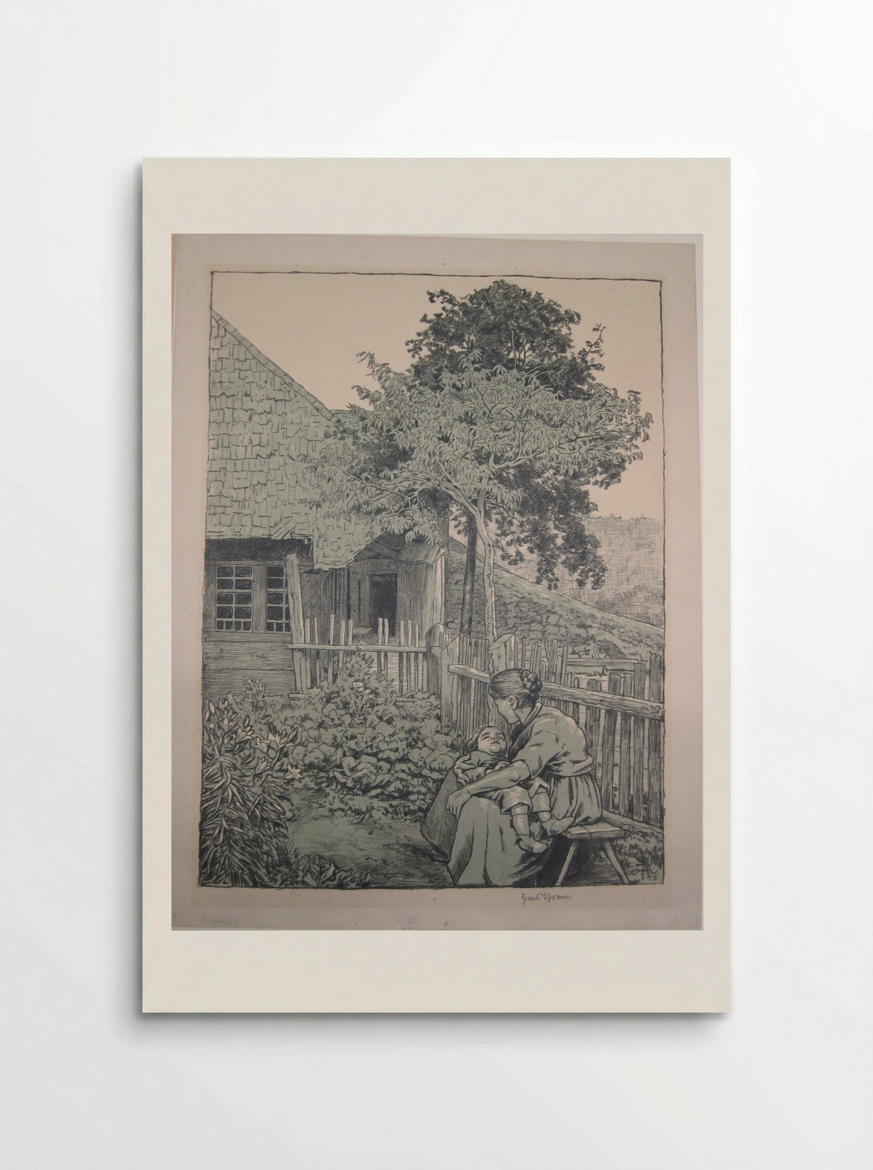 Little Black Forest Garden - Hans Thoma - Poster