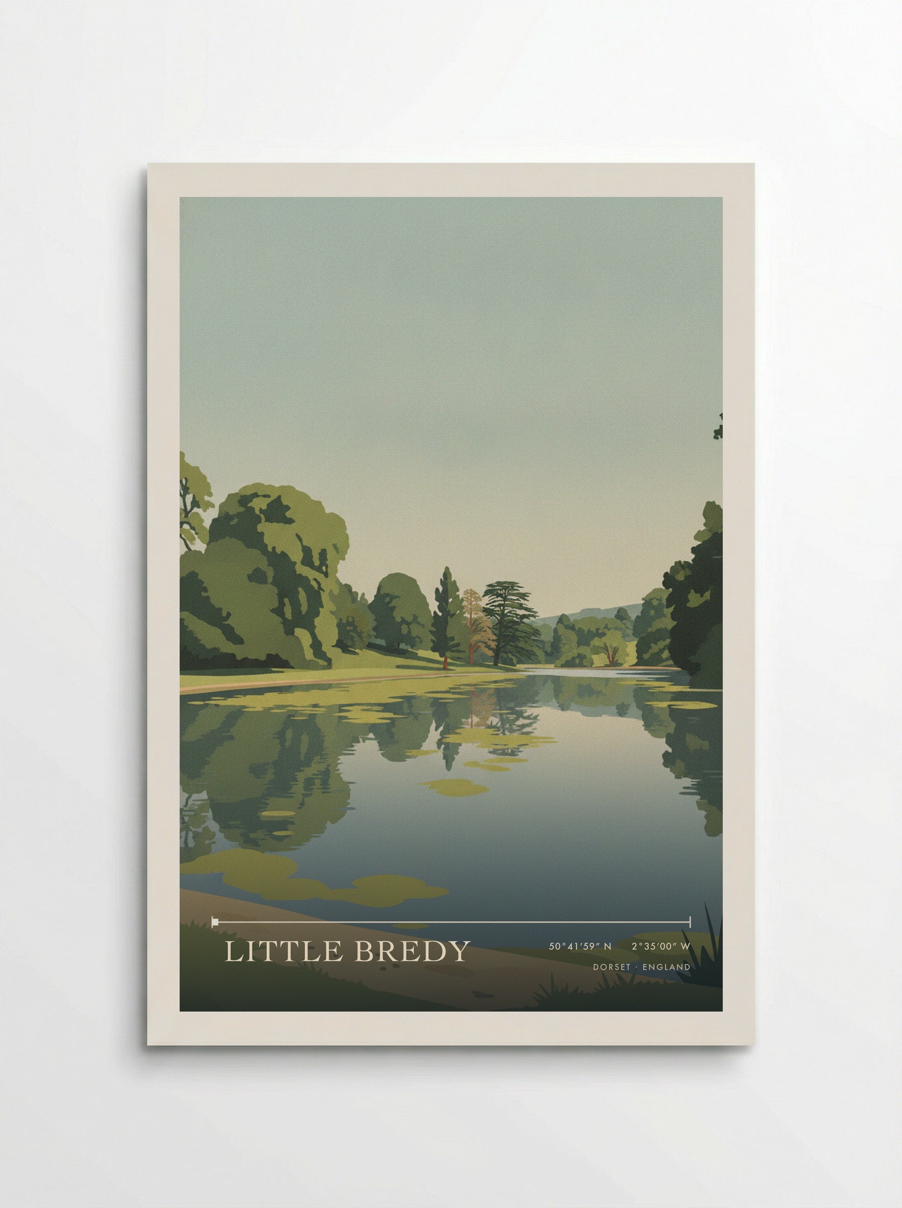 Little Bredy Dorset England Travel Poster - Poster