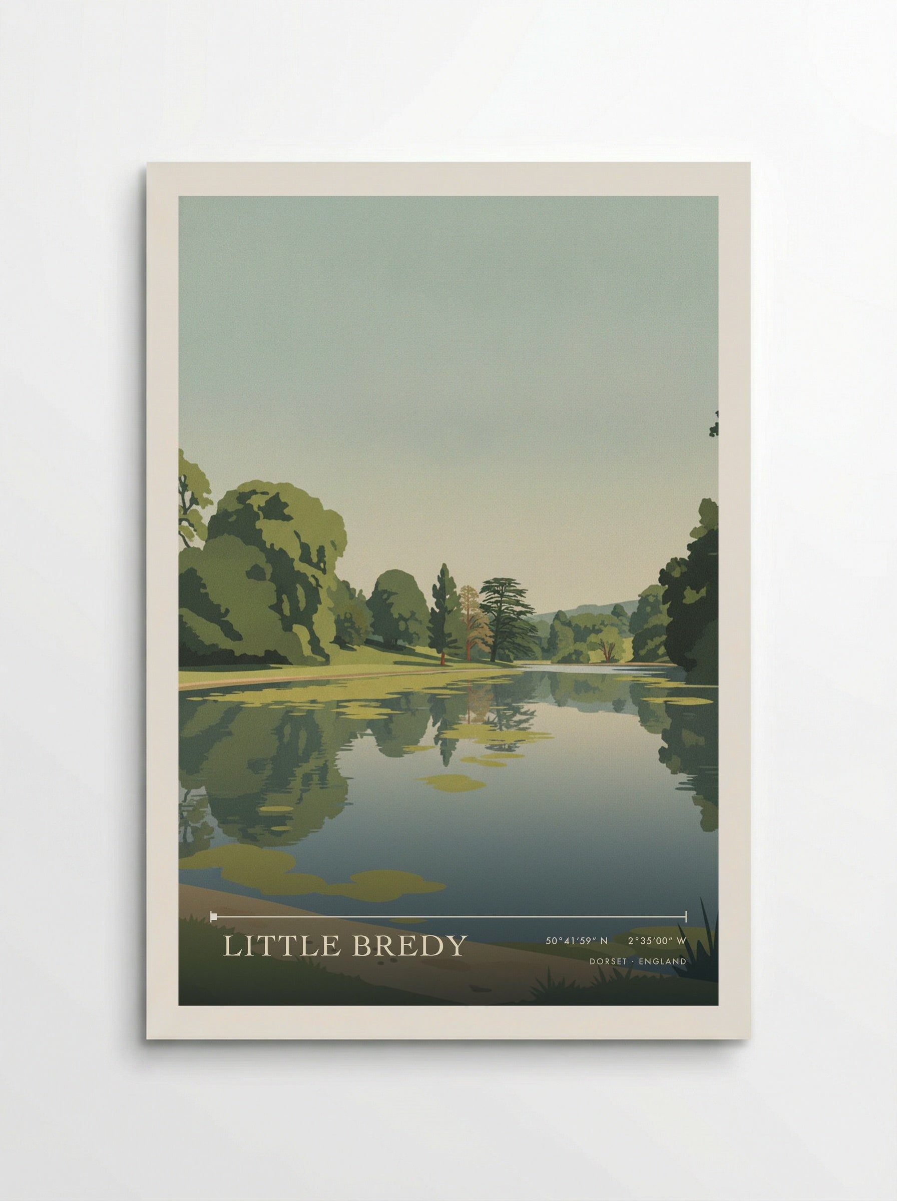 Little Bredy Dorset England Travel Poster - Poster