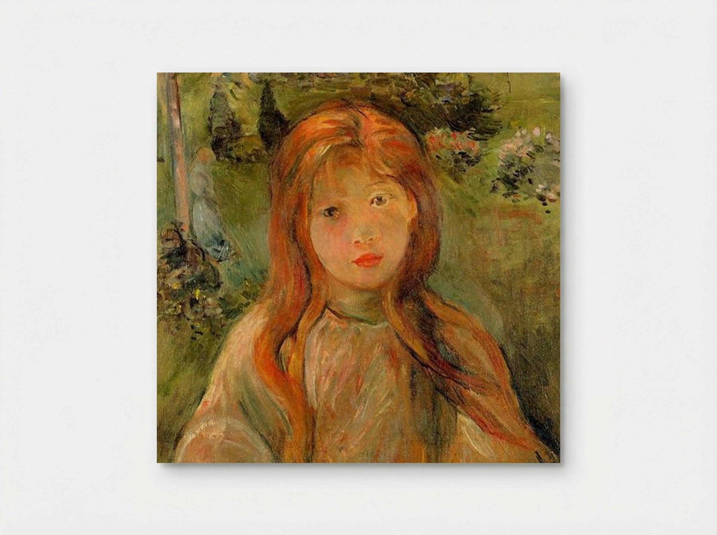 Little Girl at Mesnil - Berthe Morisot - Poster