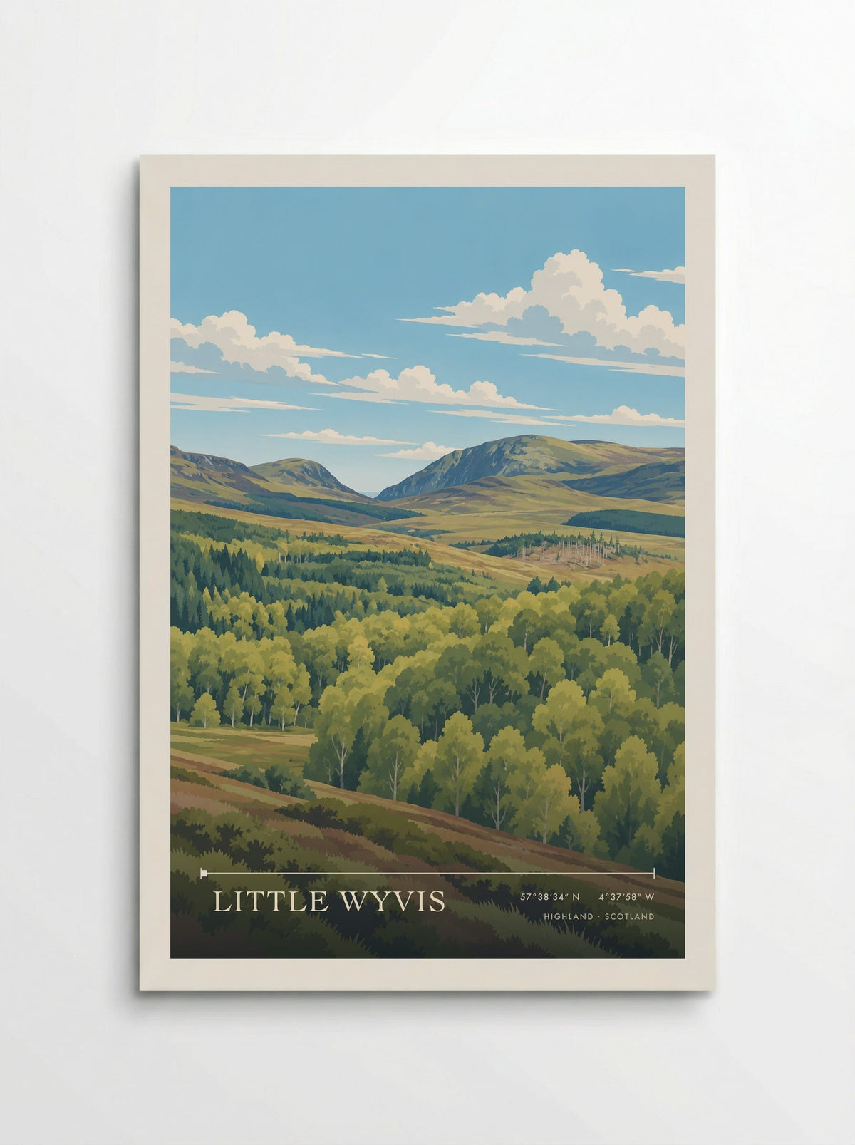 Little Wyvis, Highland | Travel Poster - Poster