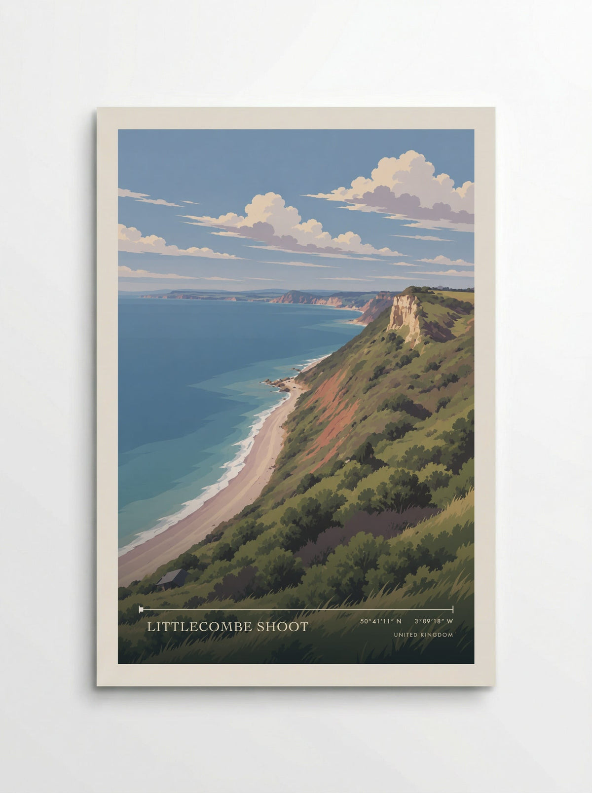 Littlecombe Shoot | Travel Poster - Poster