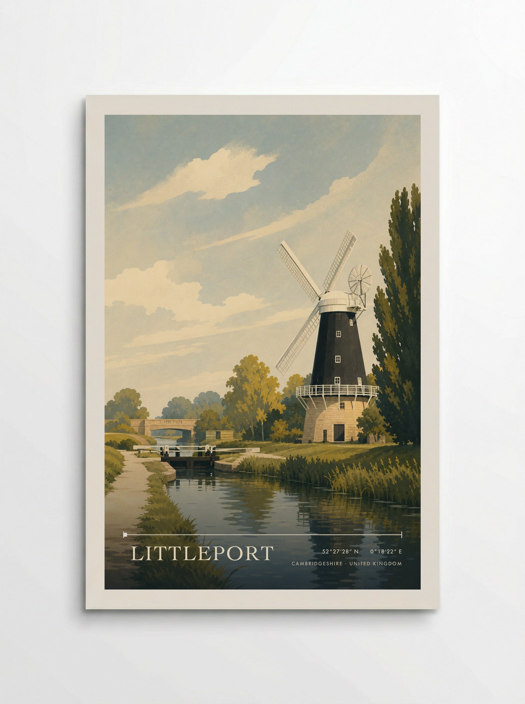 Littleport Cambridgeshire United Kingdom Travel Poster - Poster