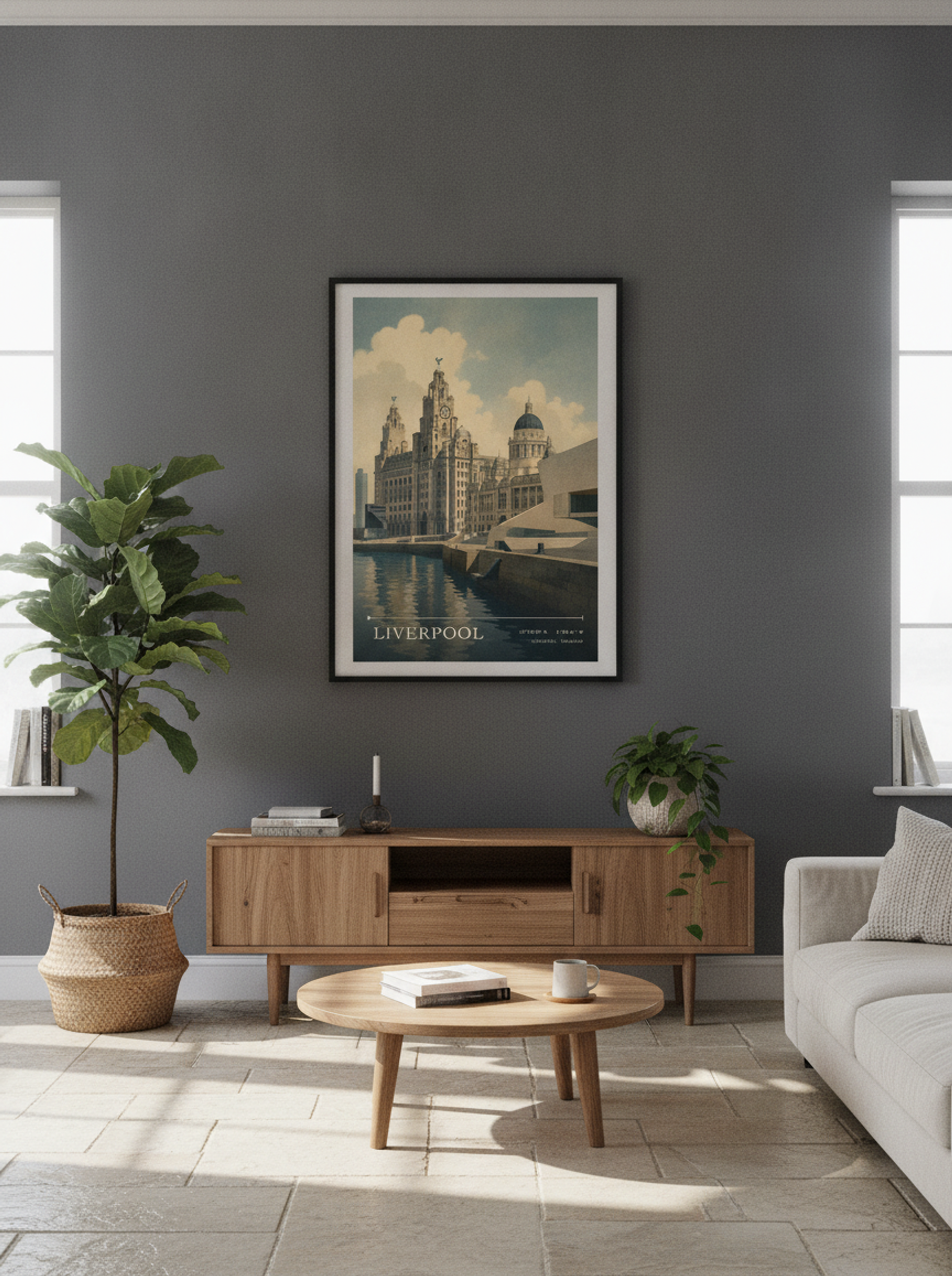 Liverpool England Travel Poster - Lifestyle