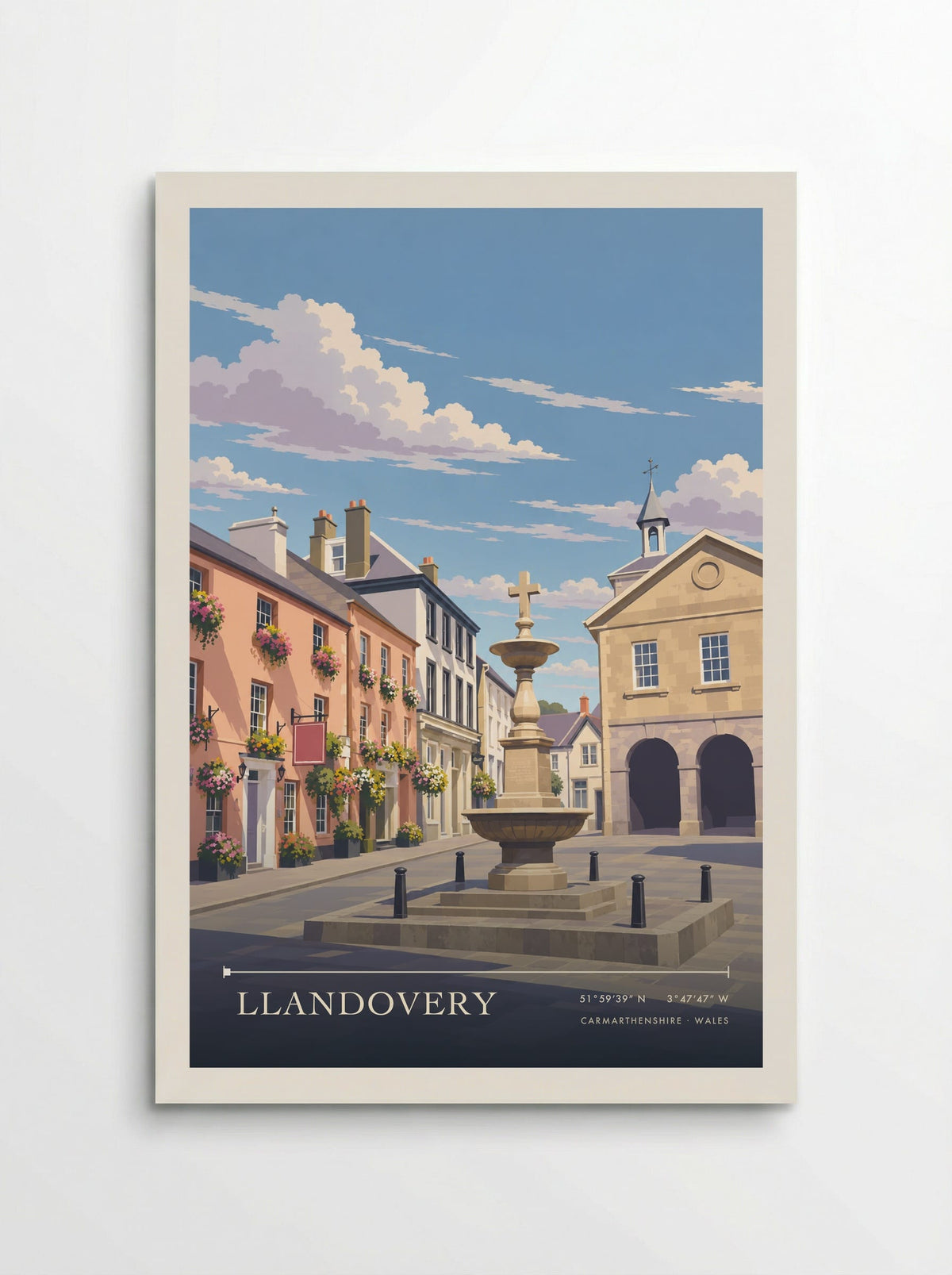 Llandovery, Carmarthenshire | Travel Poster - Poster