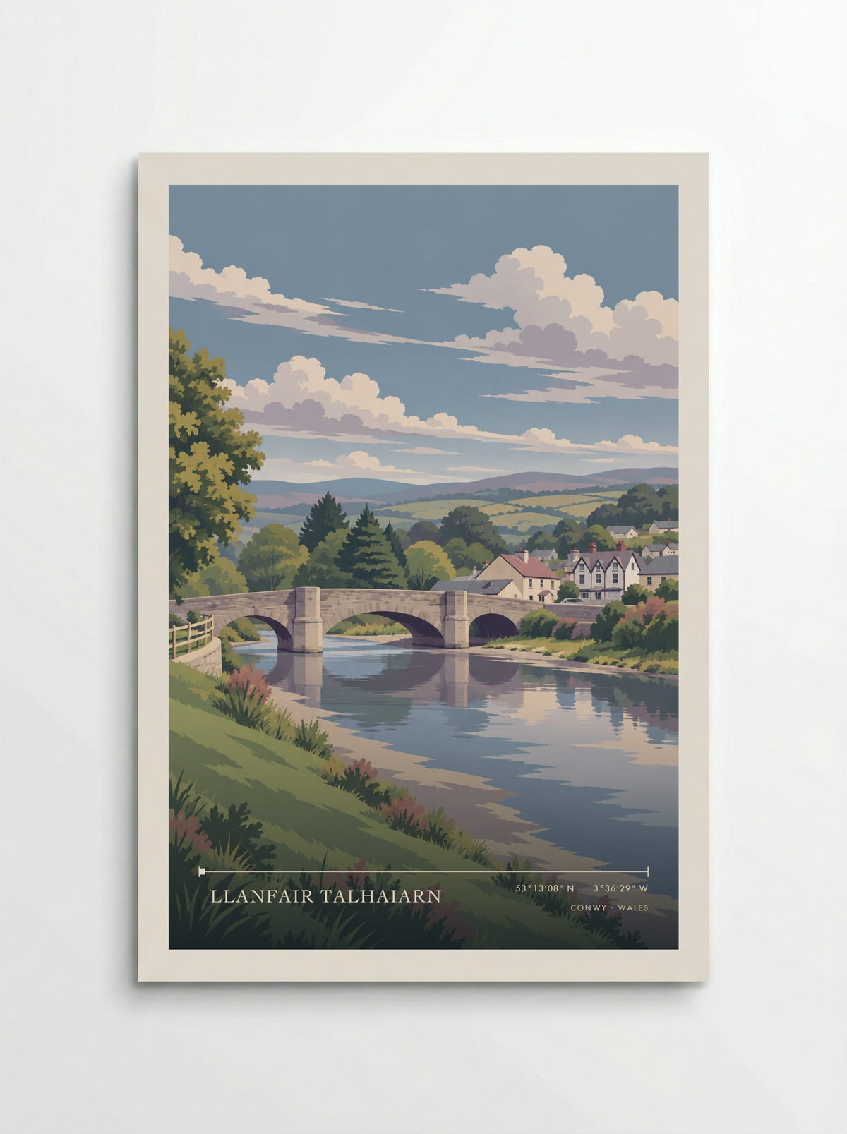 Llanfair Talhaiarn, Conwy | Travel Poster - Poster