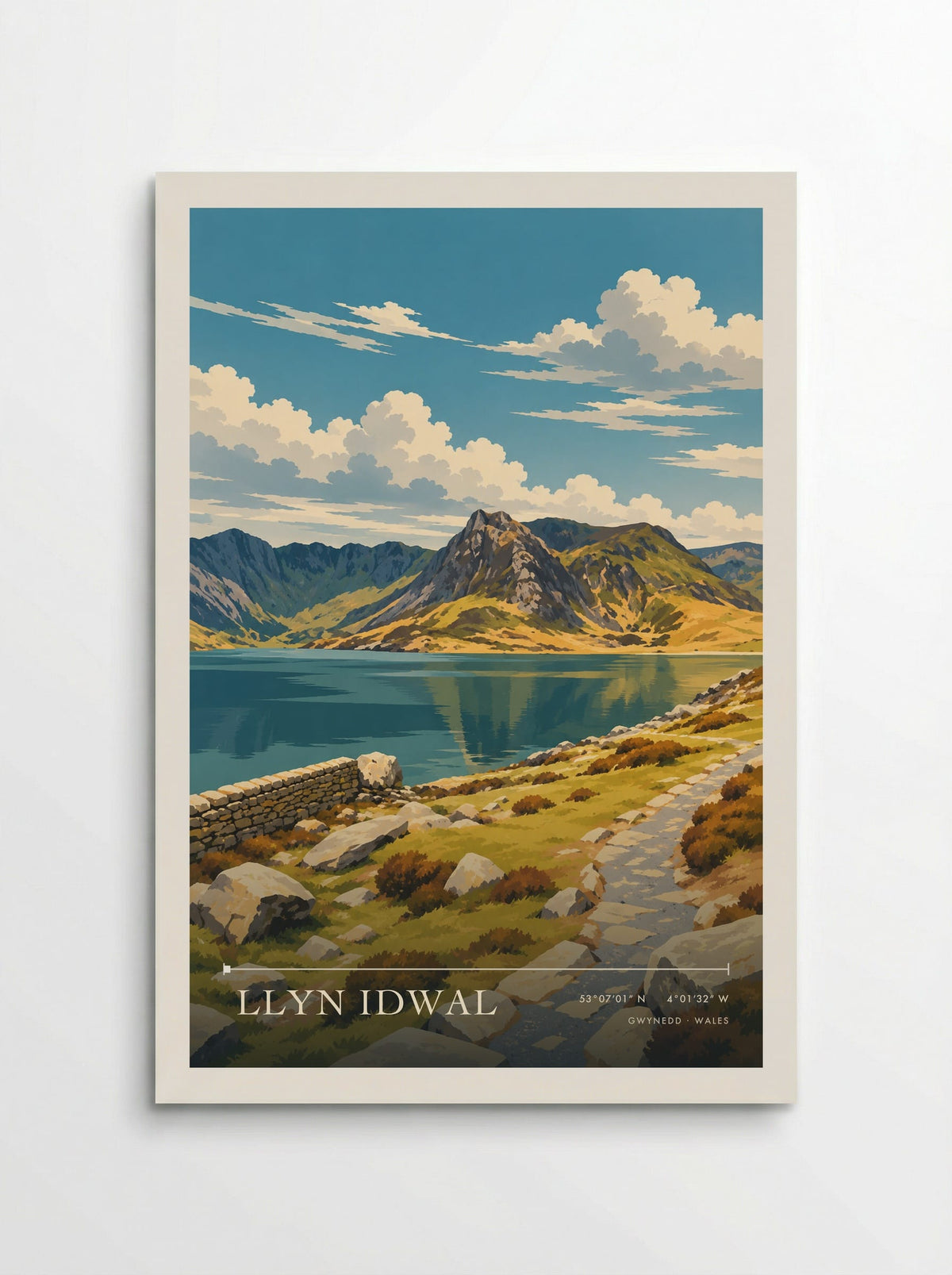 Llyn Idwal, Gwynedd | Travel Poster - Poster
