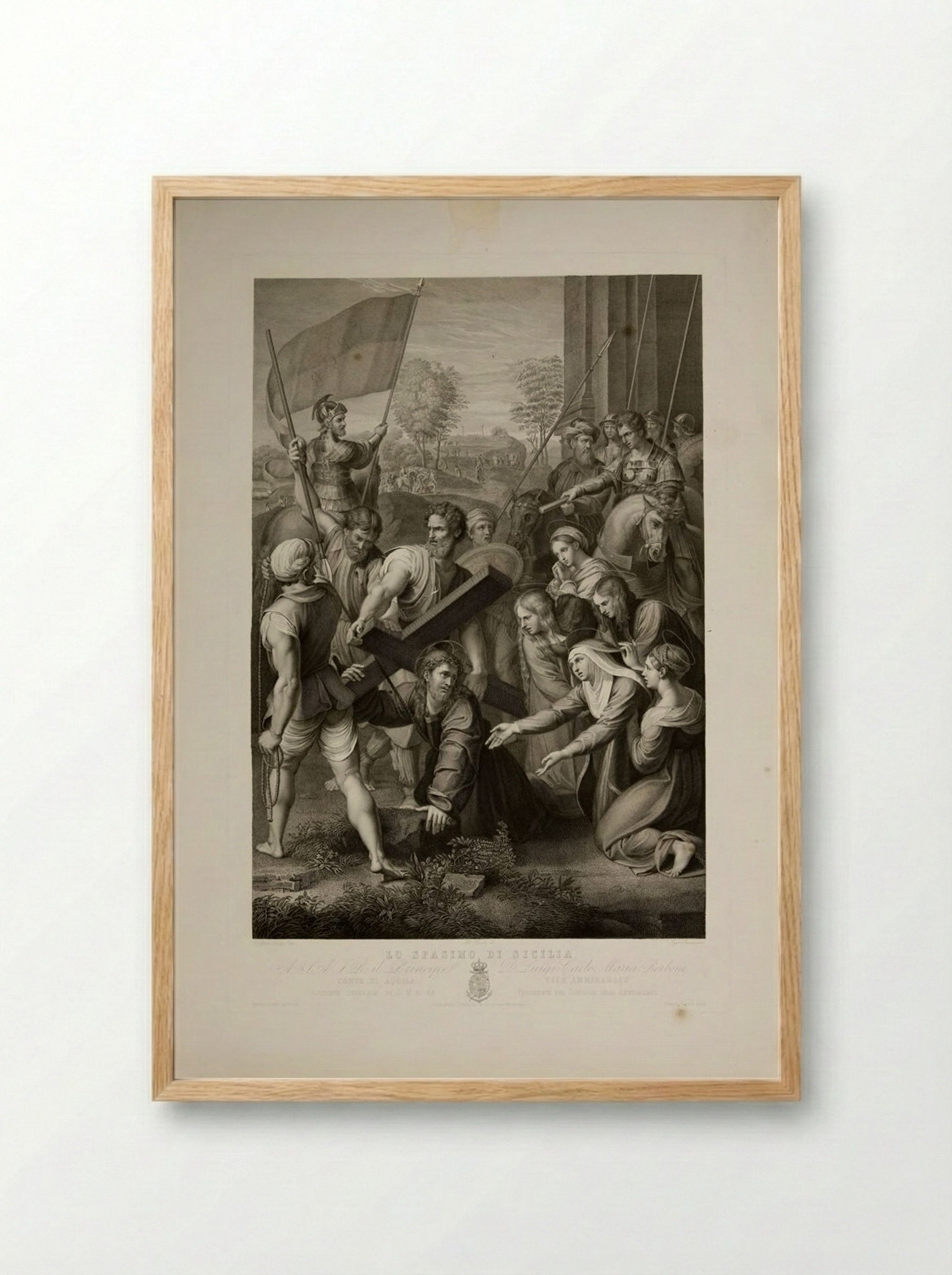 Lo Spasimo di Sicilia - Ignazio Pavon - Framed Print Wood