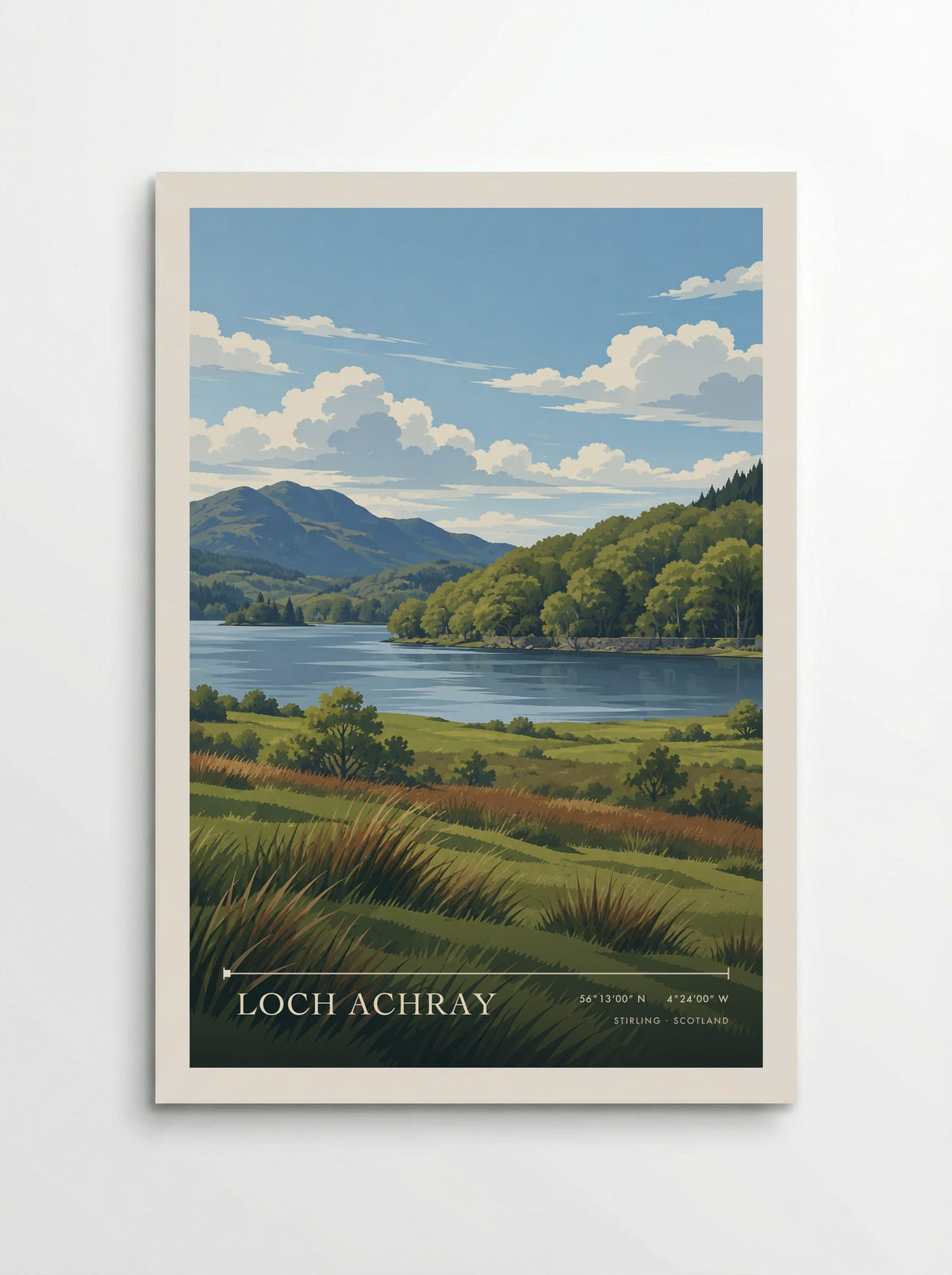 Loch Achray, Stirling | Travel Poster - Poster