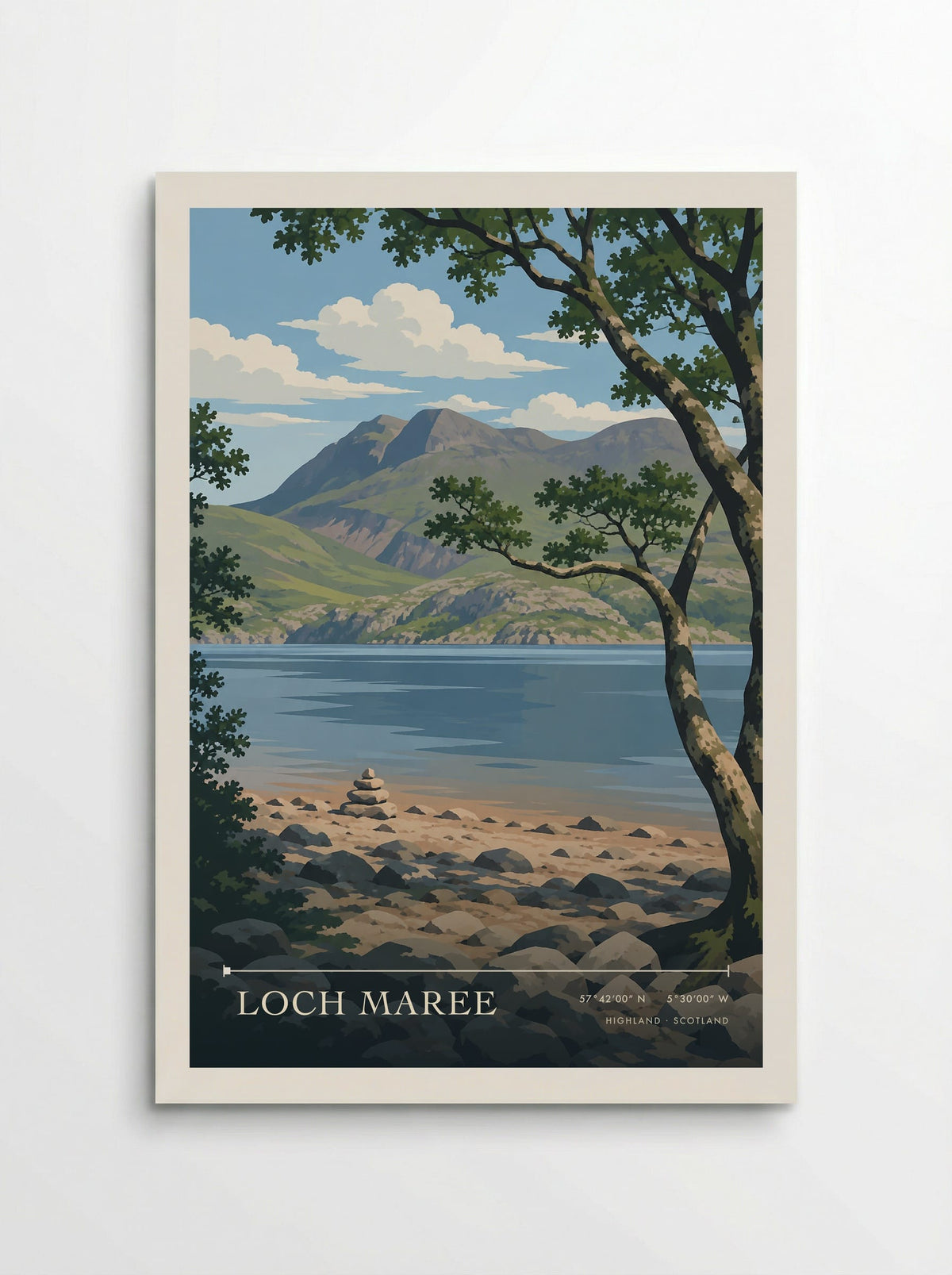 Loch Maree, Highland | Travel Poster - Poster