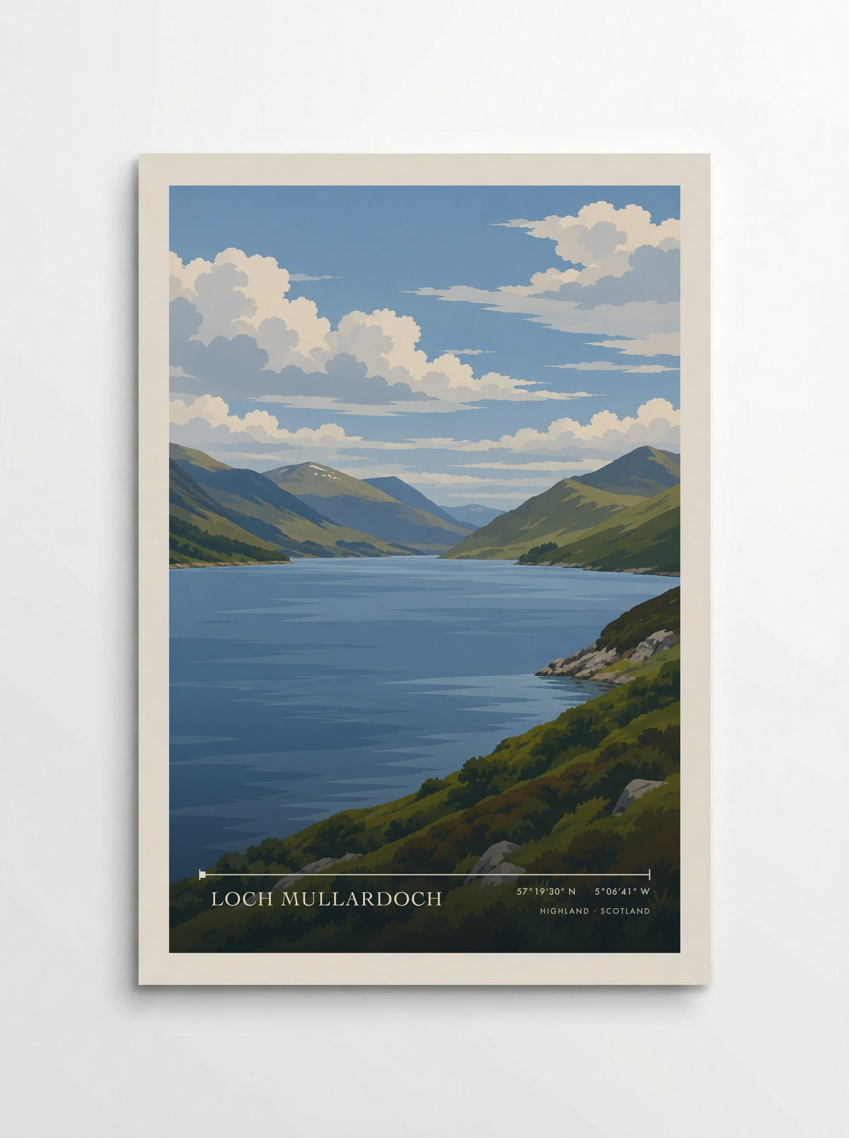 Loch Mullardoch, Highland | Travel Poster - Poster