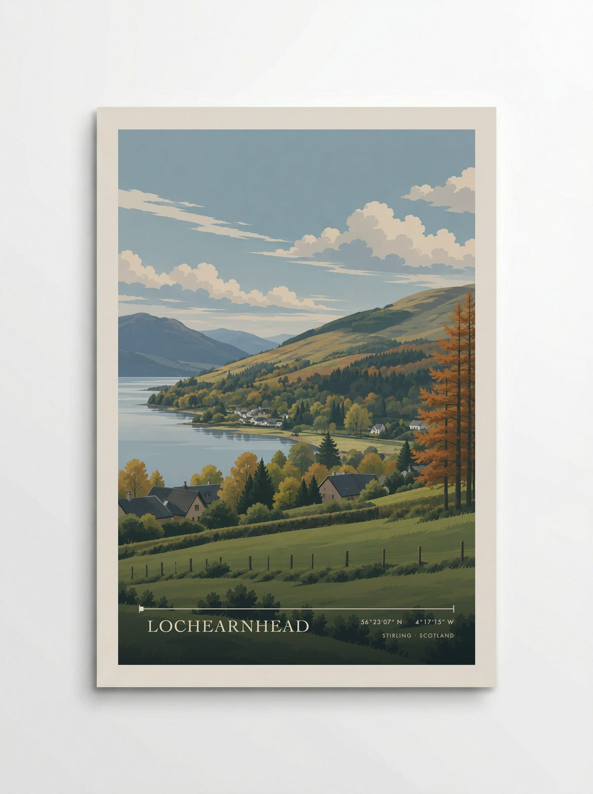 Lochearnhead, Stirling | Travel Poster - Poster