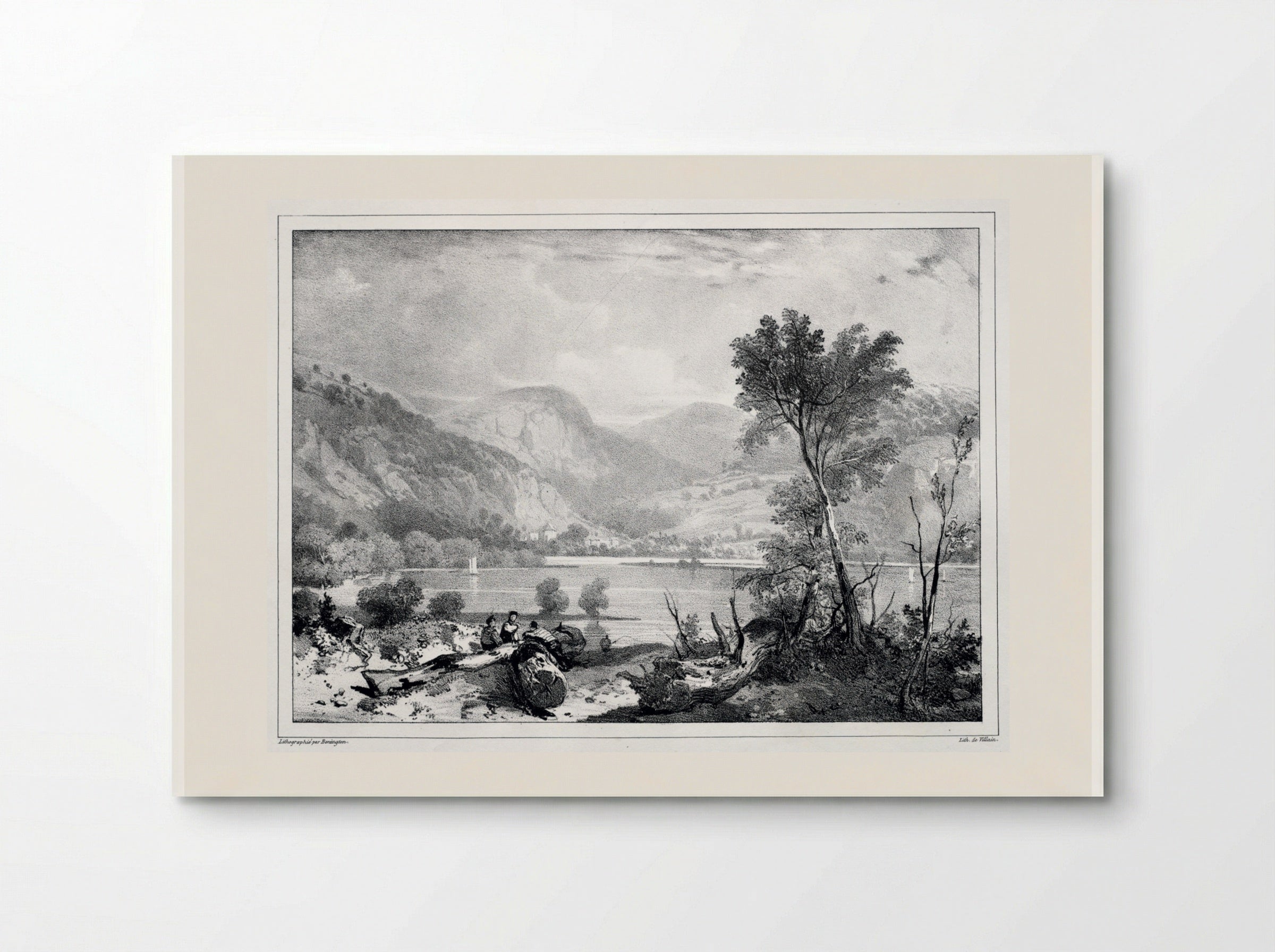 Lochkillin - Richard Parkes Bonington - Poster