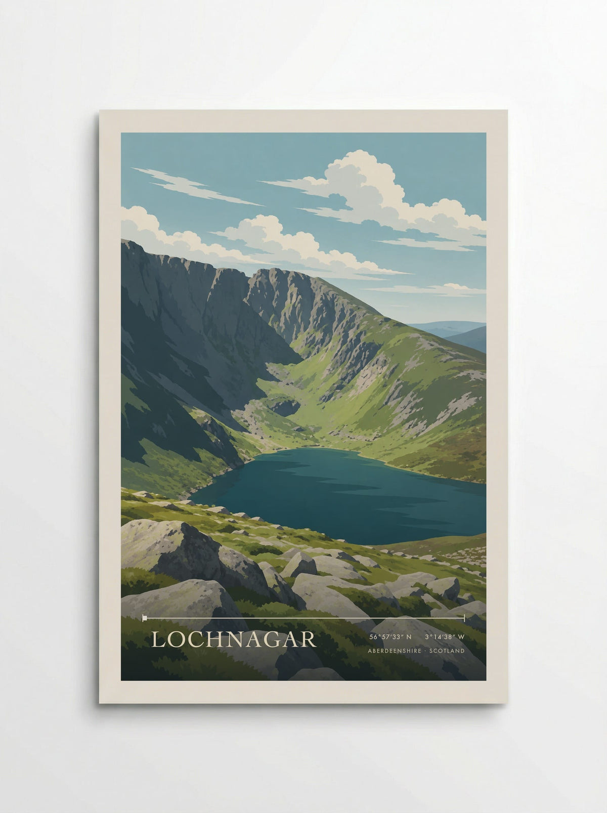 Lochnagar, Aberdeenshire | Travel Poster - Poster