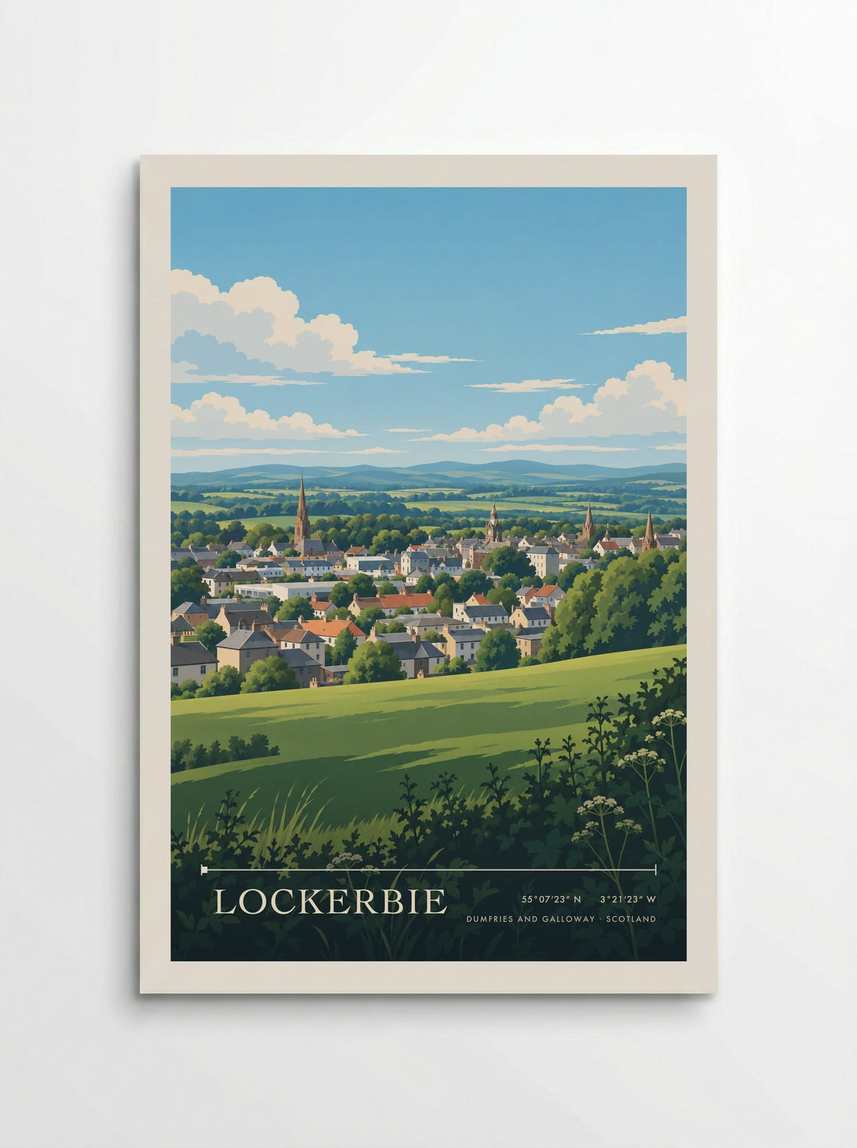 Lockerbie, Dumfries and Galloway | Travel Poster - Poster