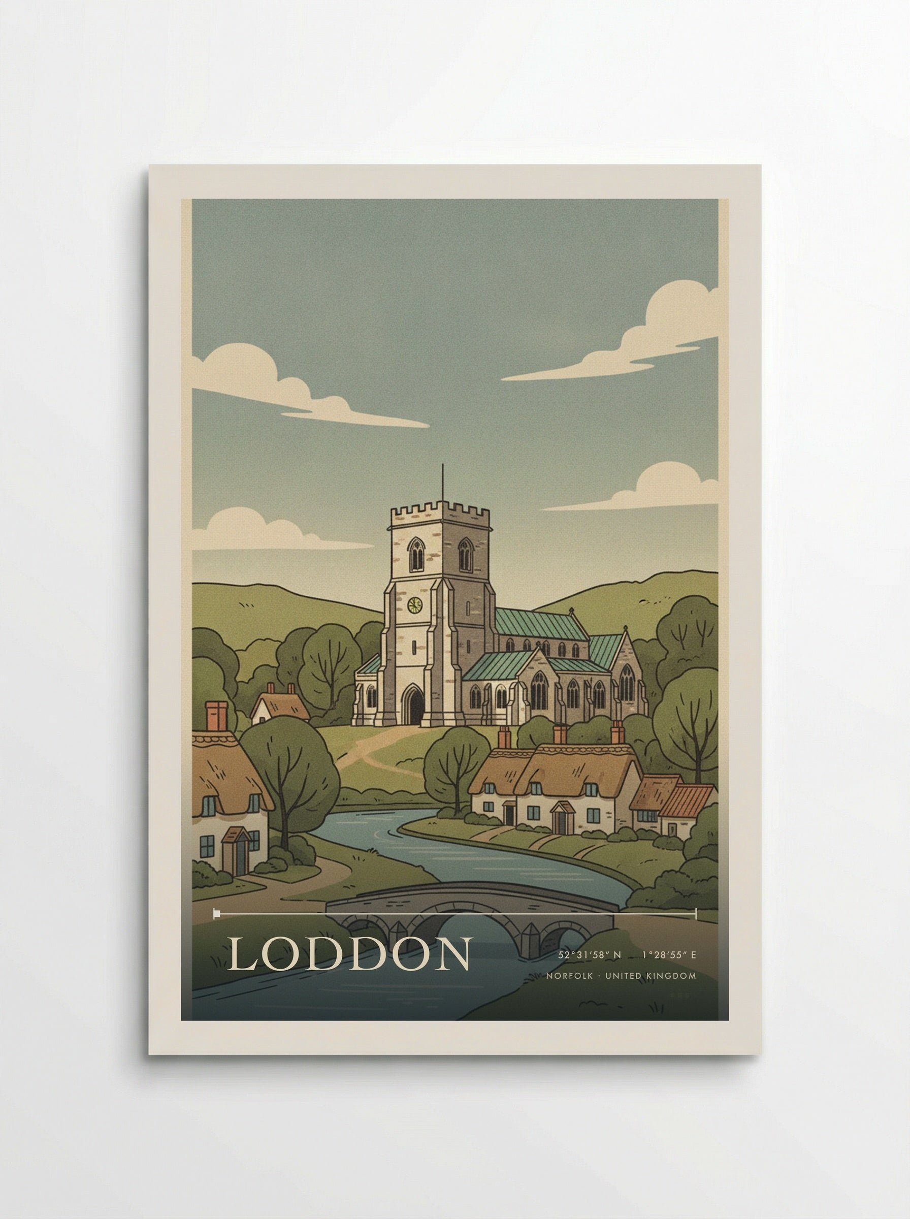 Loddon Norfolk United Kingdom Travel Poster - Poster