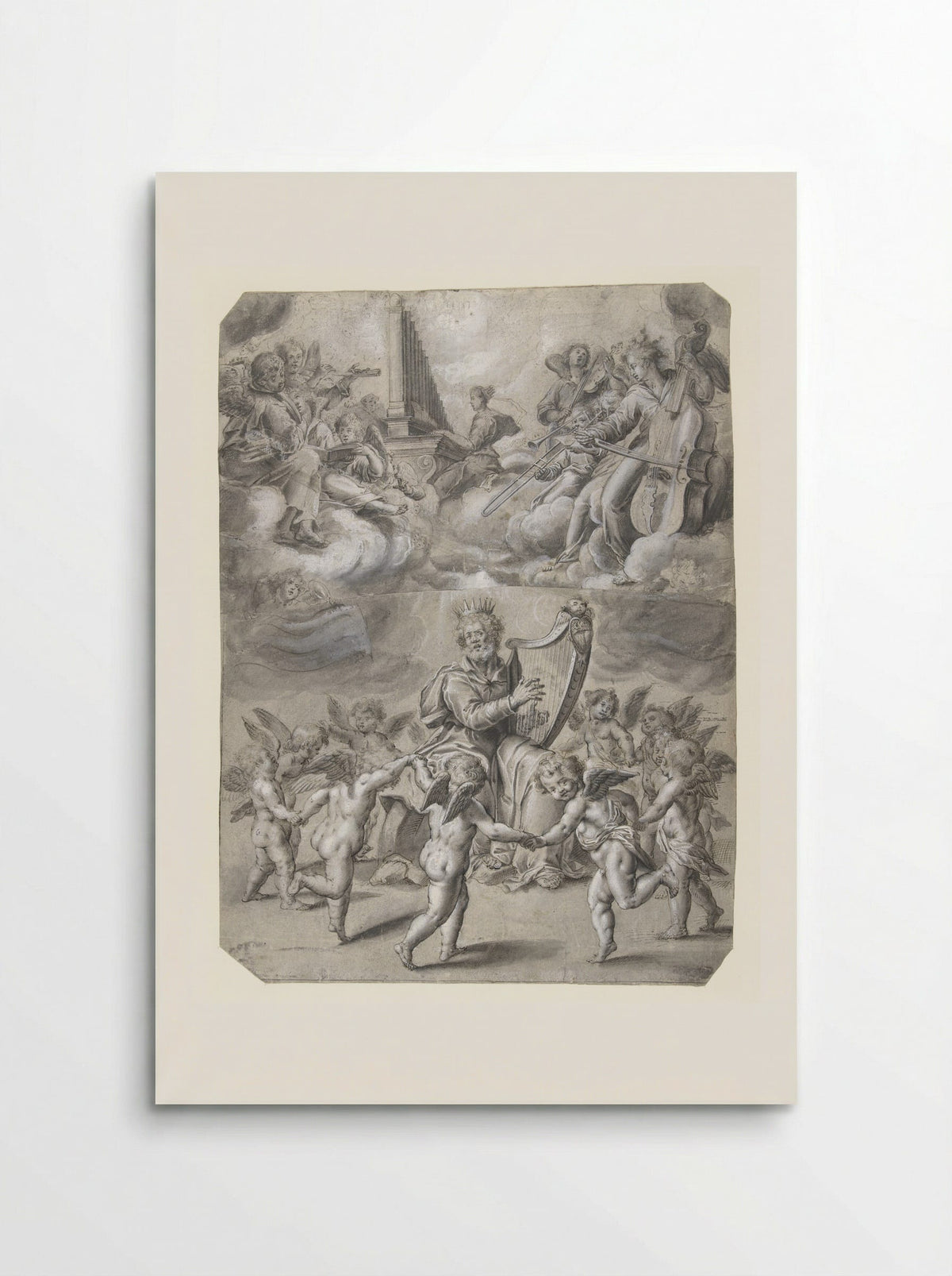 Loflied van Koning David en de heilige Cecilia - Peter de Witte - Poster